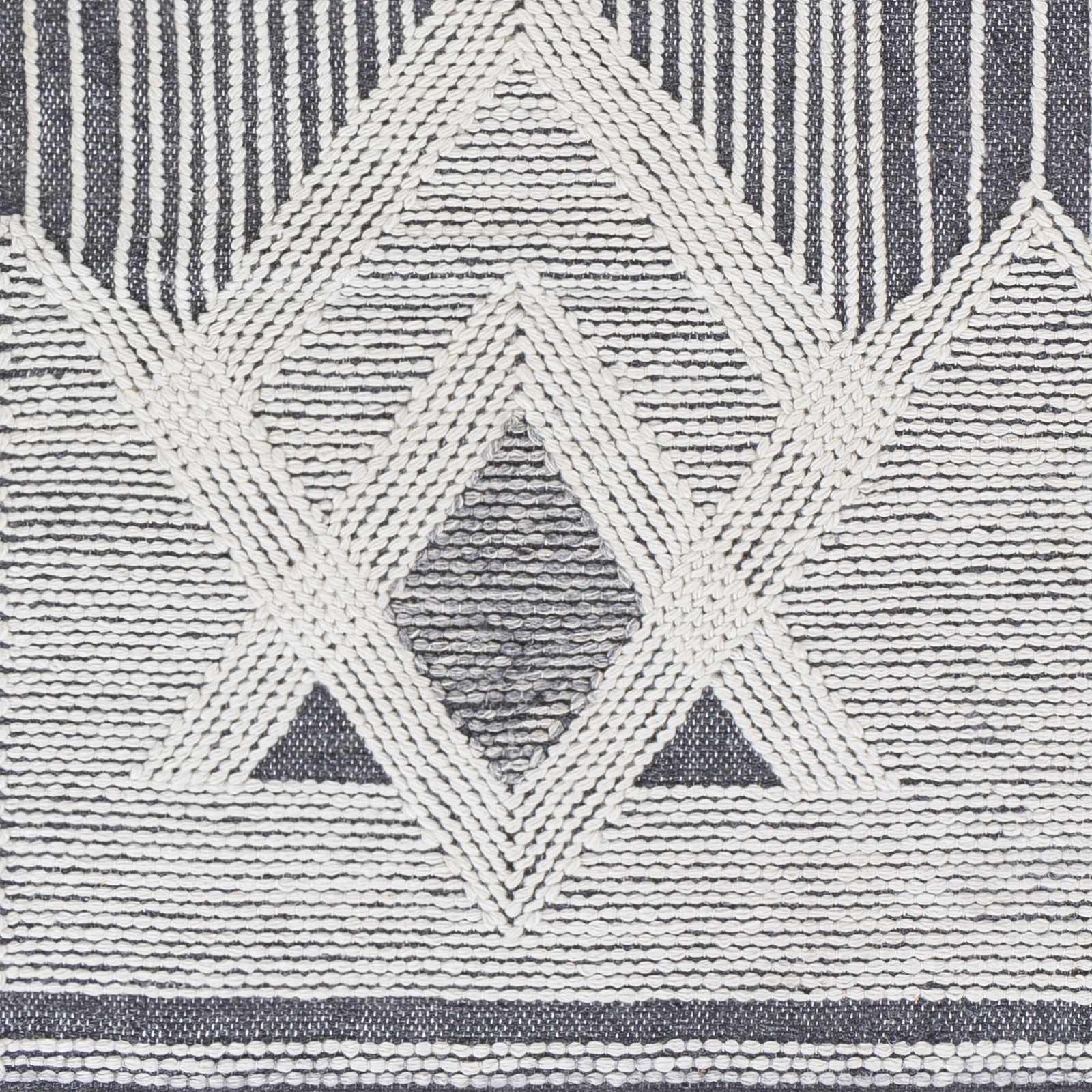 Aldbourne Gray Tassel Flatweave Wool Rug - Clearance - Image 7