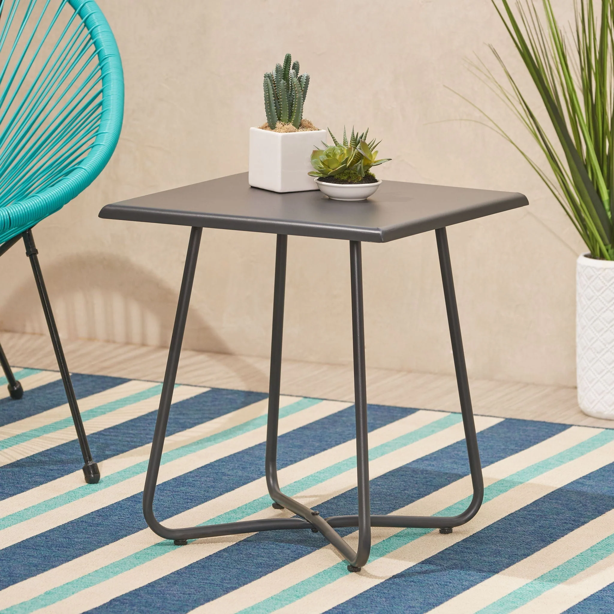 Alder Side Table in Gray - Image 2