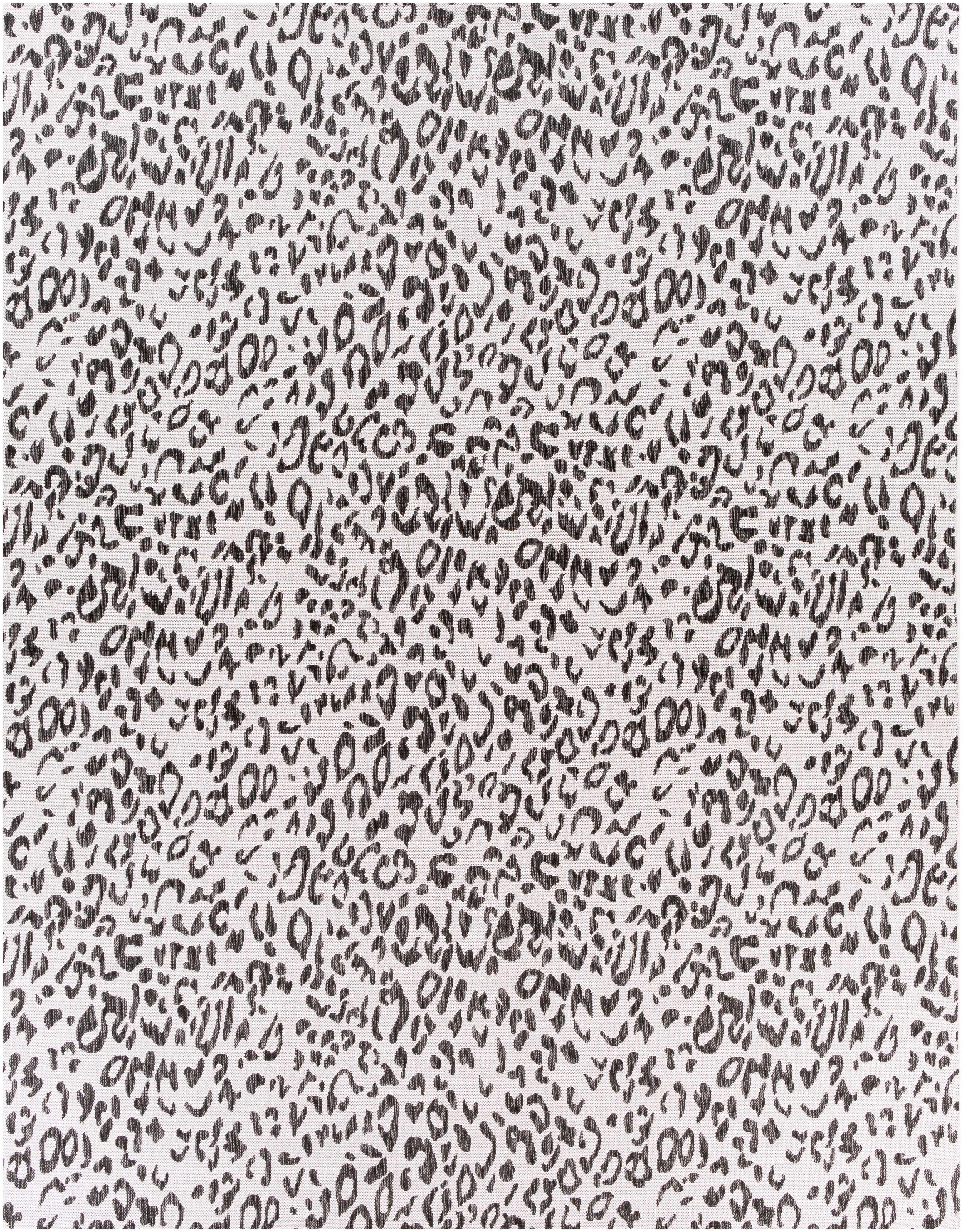 Alderbury White Leopard Print Rug - Image 10