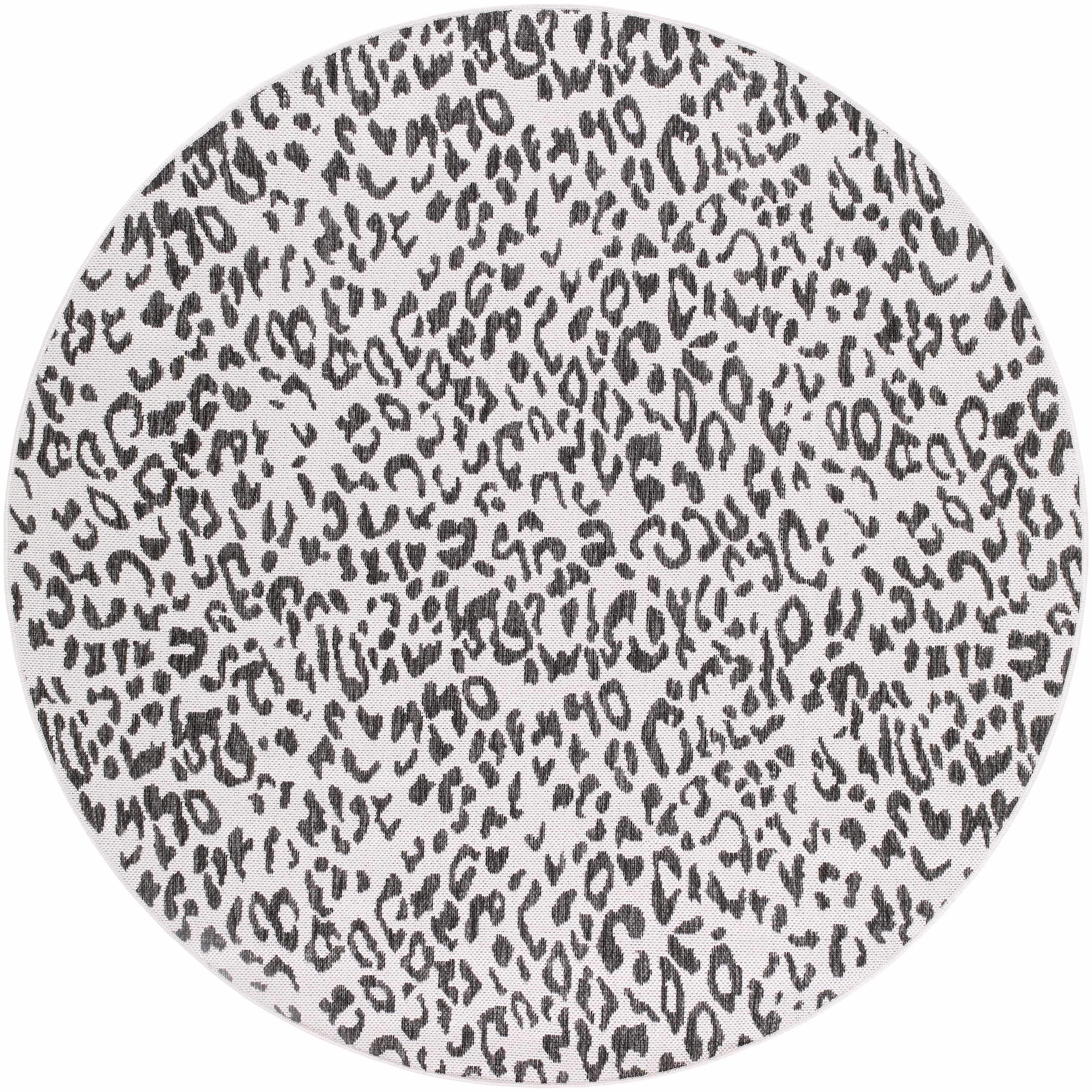 Alderbury White Leopard Print Rug - Image 15