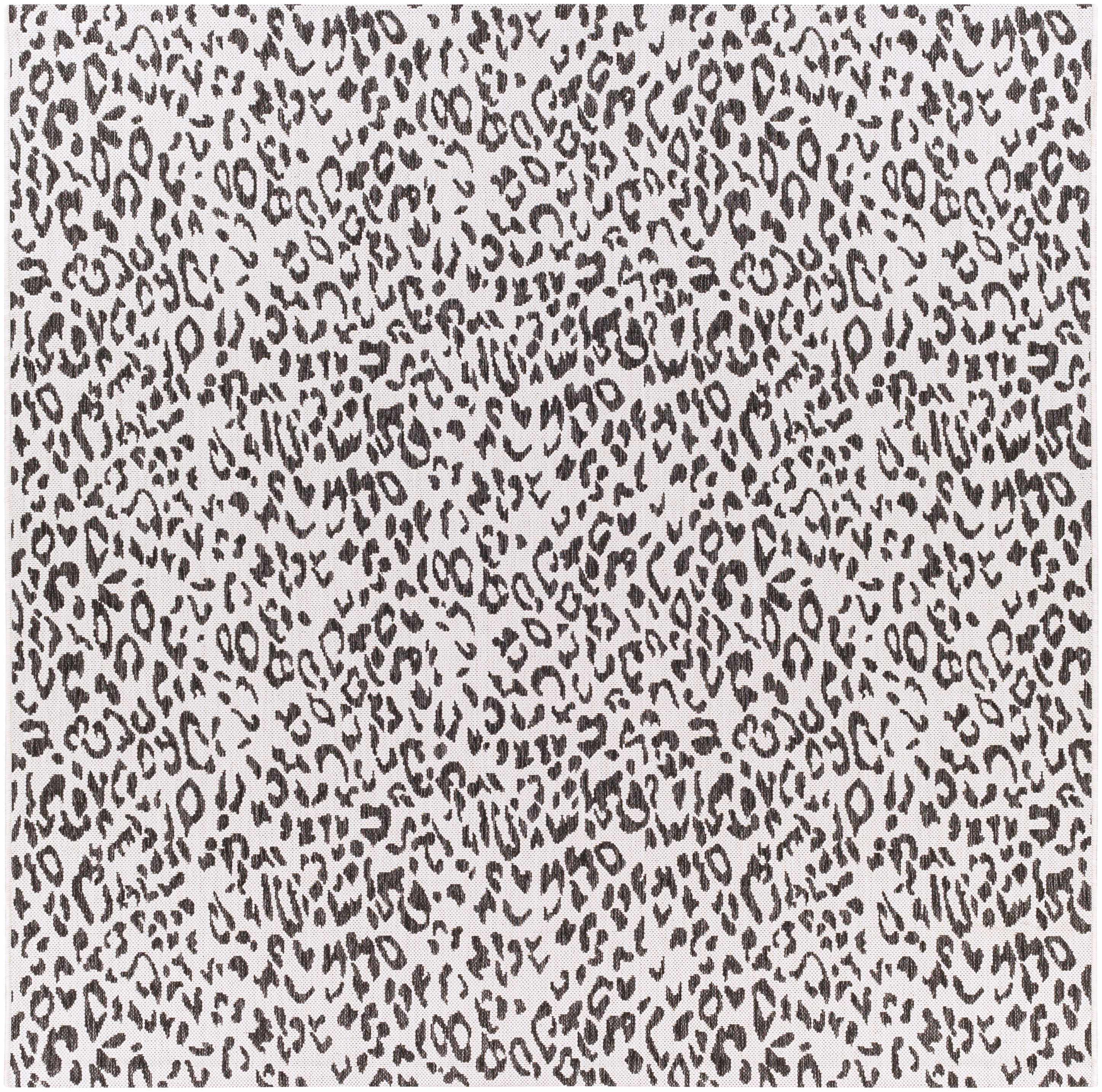 Alderbury White Leopard Print Rug - Image 8