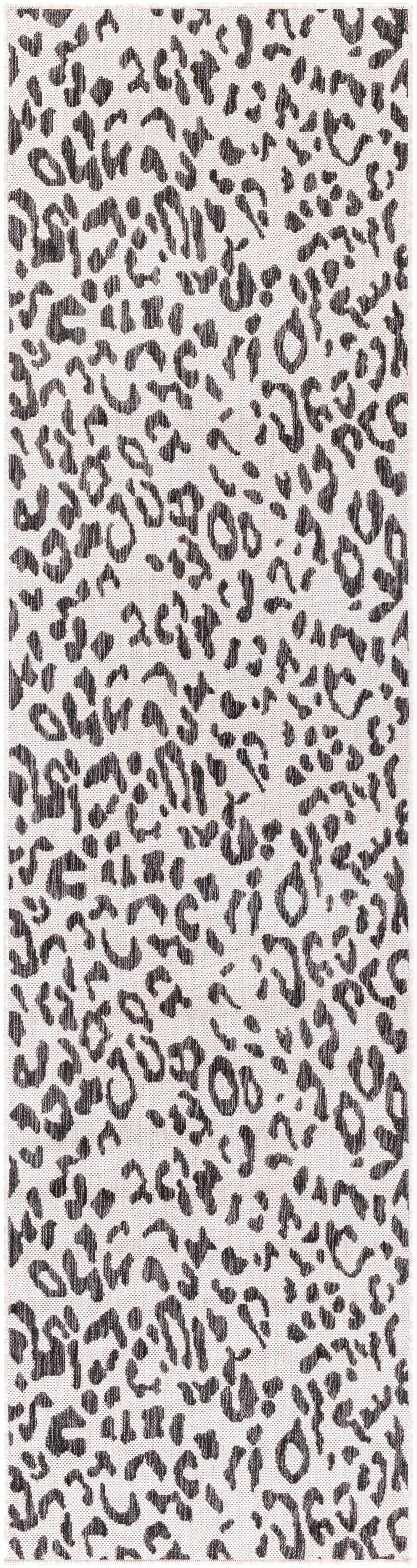 Alderbury White Leopard Print Rug - Image 9