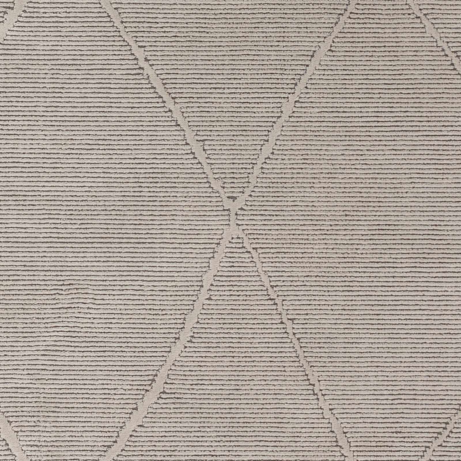 Aldis Grey Plush Textured Washable Rug  - Clearance - Image 4
