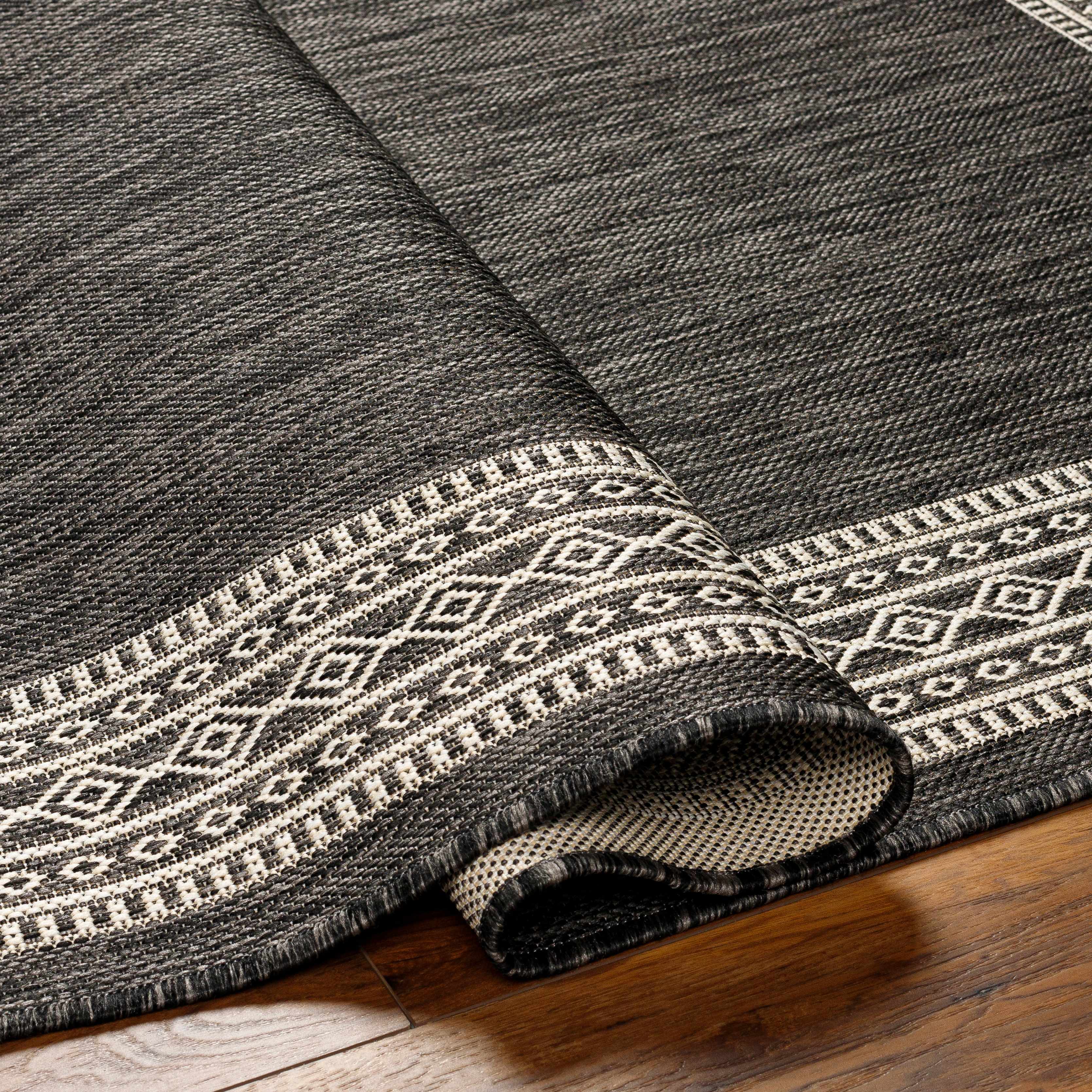 Aleli Black & White Area Rug - Promo - Image 4