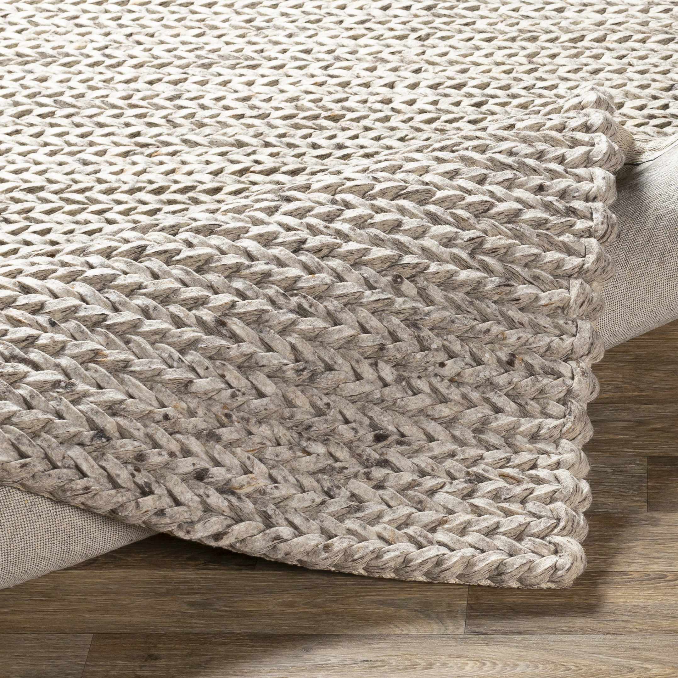 Alessandra Thick Woven Wool Rug - Clearance - Image 3