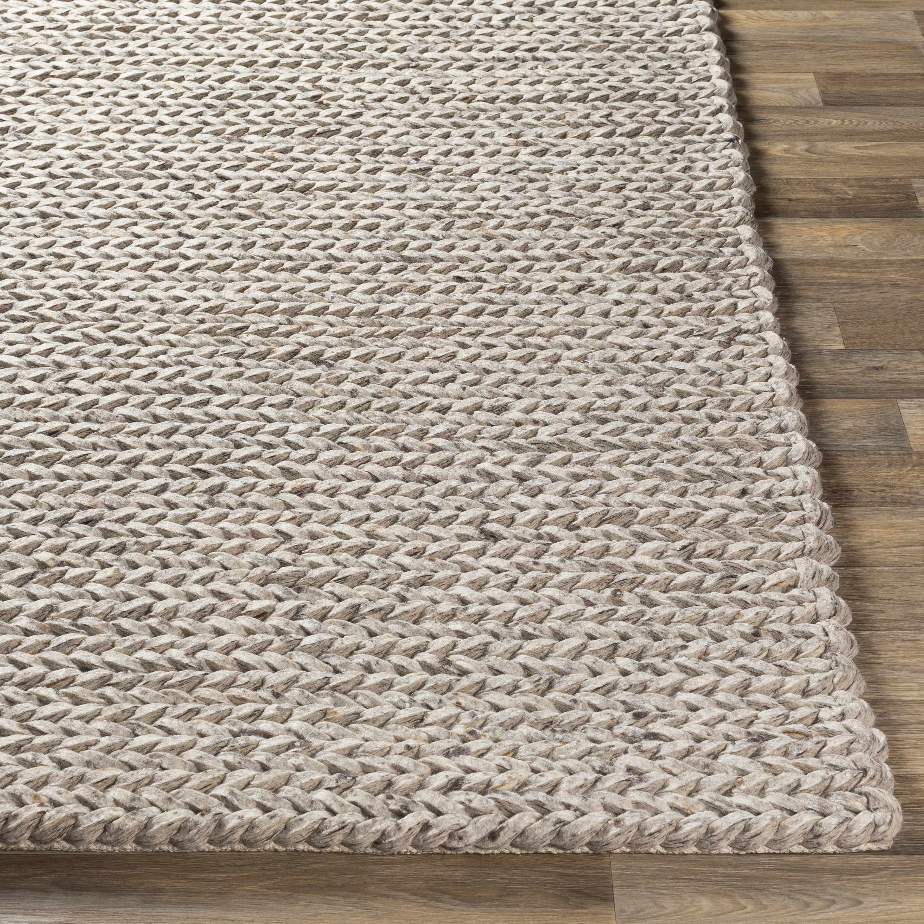 Alessandra Thick Woven Wool Rug - Clearance - Image 5