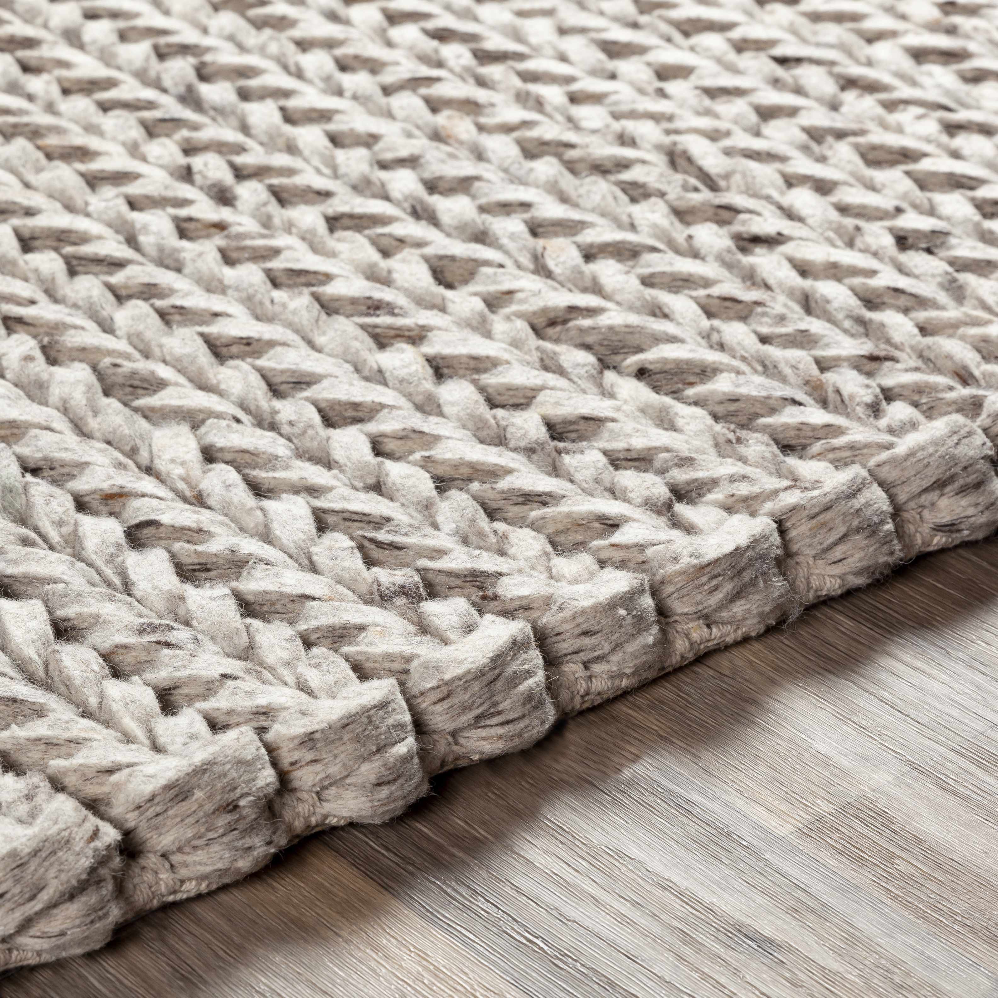 Alessandra Thick Woven Wool Rug - Clearance - Image 9