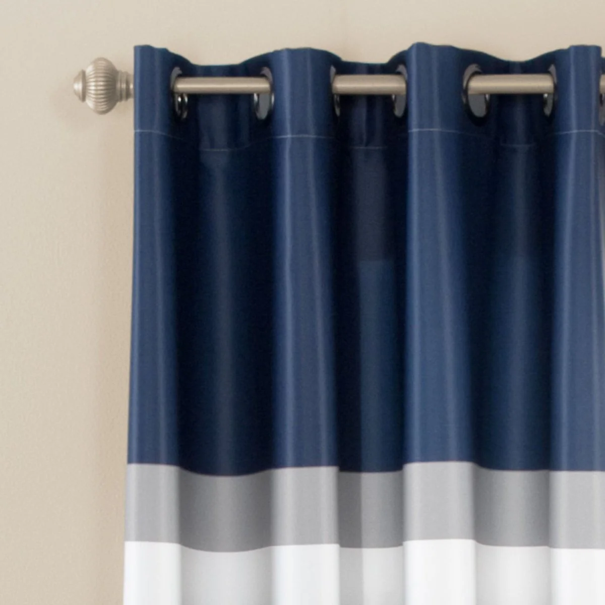 Alexander Stripe Light Filtering Window Curtain Panel Set - Image 2
