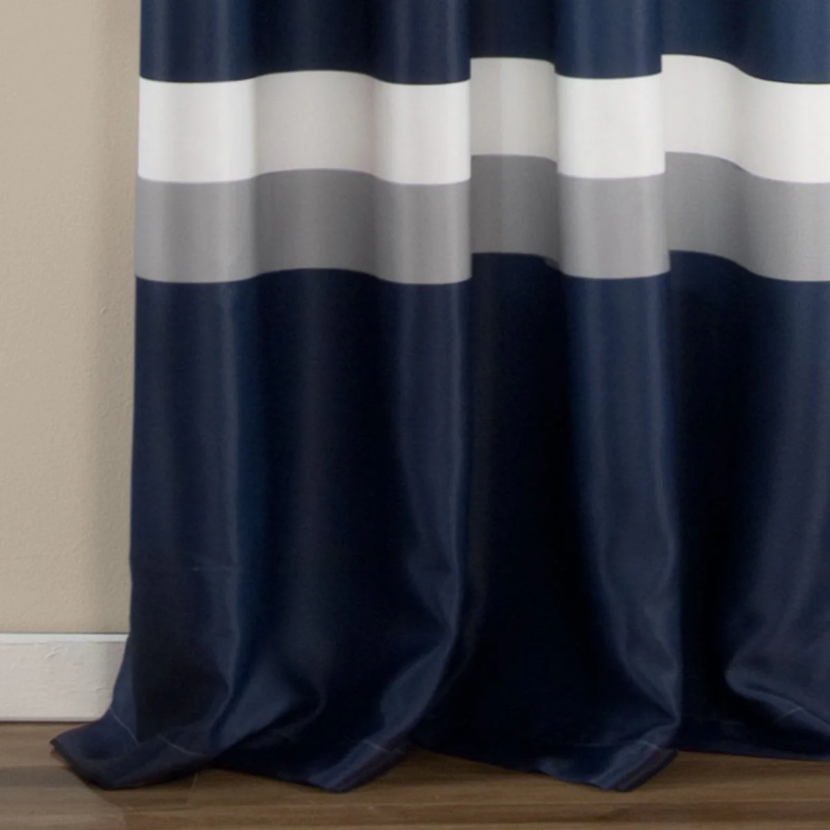Alexander Stripe Light Filtering Window Curtain Panel Set - Image 4