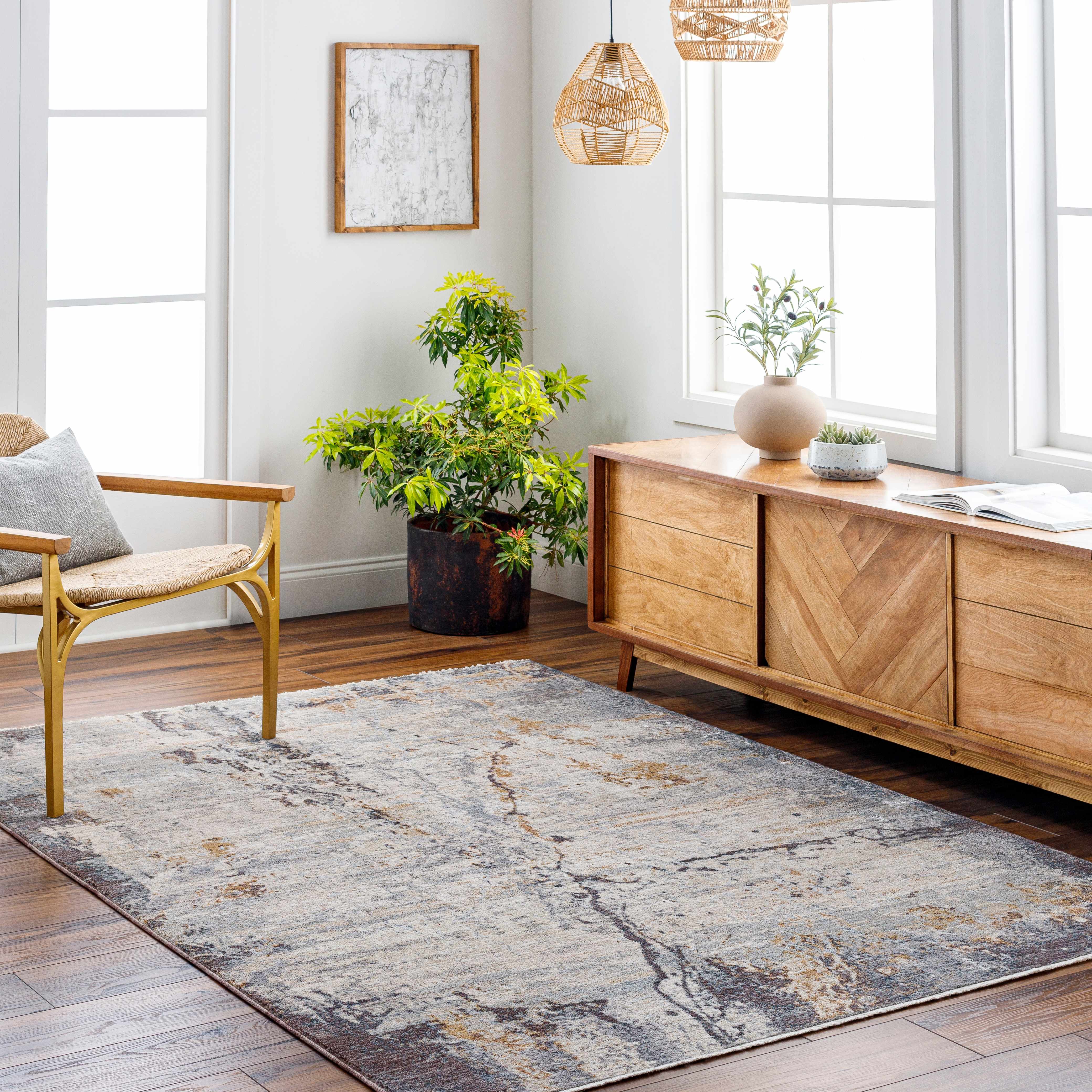Alexi Luxe Rug with Fringes - Image 2