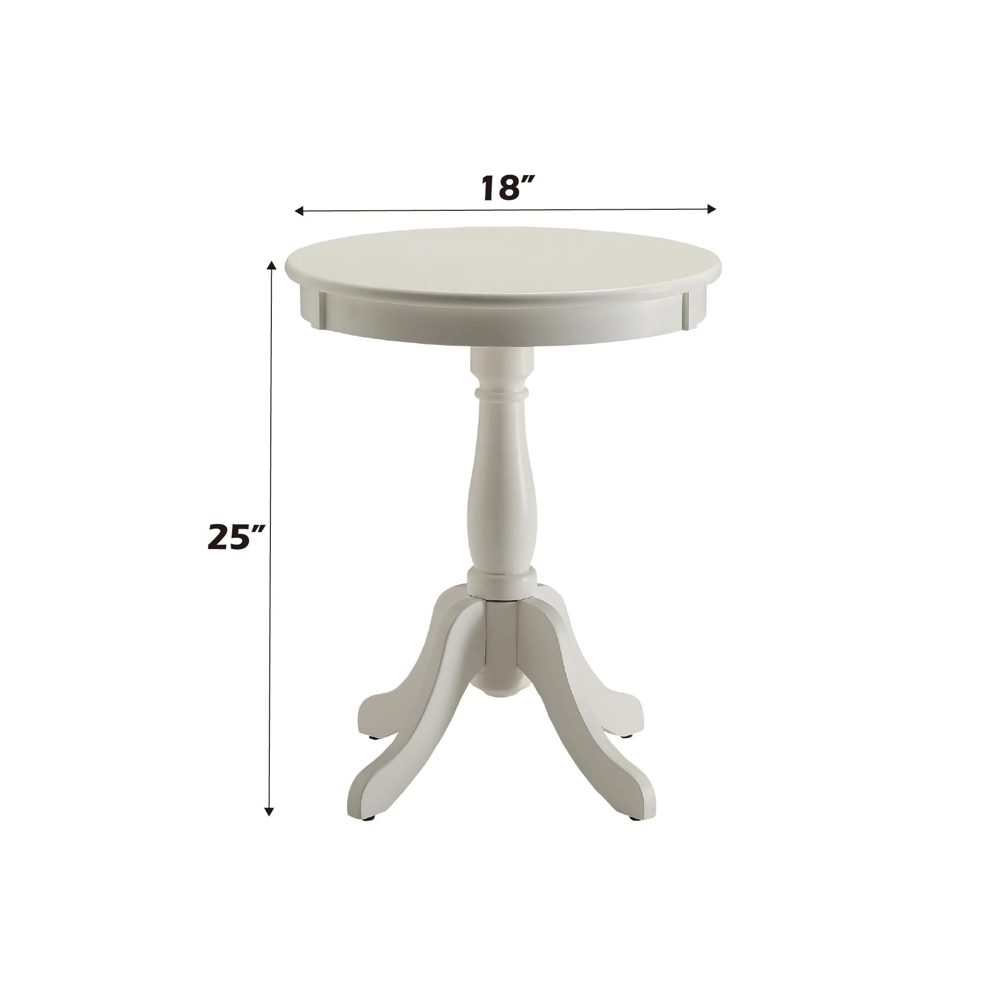 Alger - Accent Table - White - Image 3