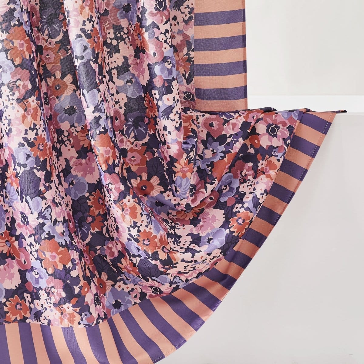 Alicia Camo Floral Shower Curtain - Image 3