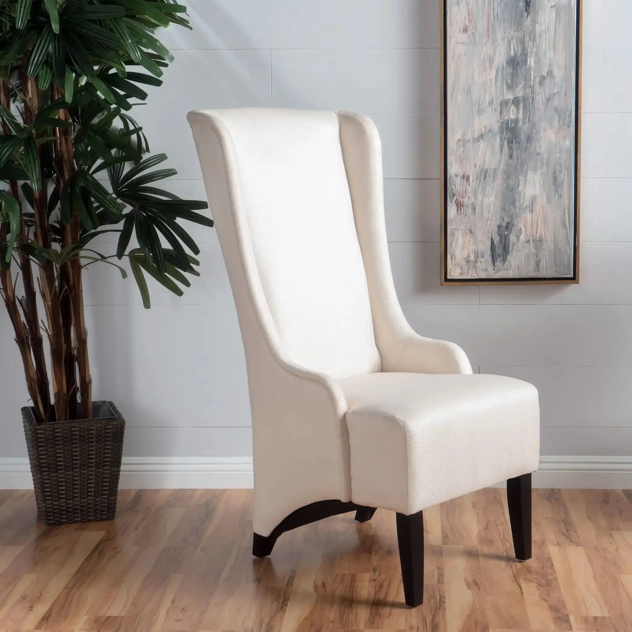 Alight Upholstered Dining Chair With High Back And Birch Wood Legs (Set of 2) - Image 11