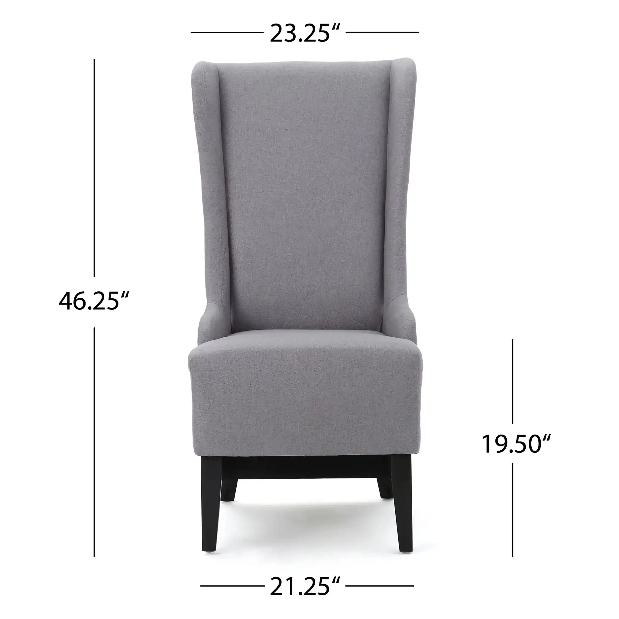 Alight Upholstered Dining Chair With High Back And Birch Wood Legs (Set of 2) - Image 5