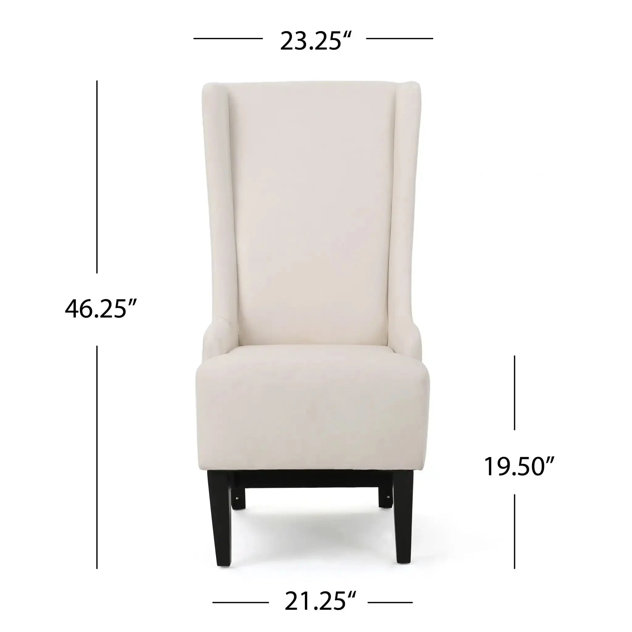 Alight Upholstered Dining Chair With High Back And Birch Wood Legs (Set of 2) - Image 6