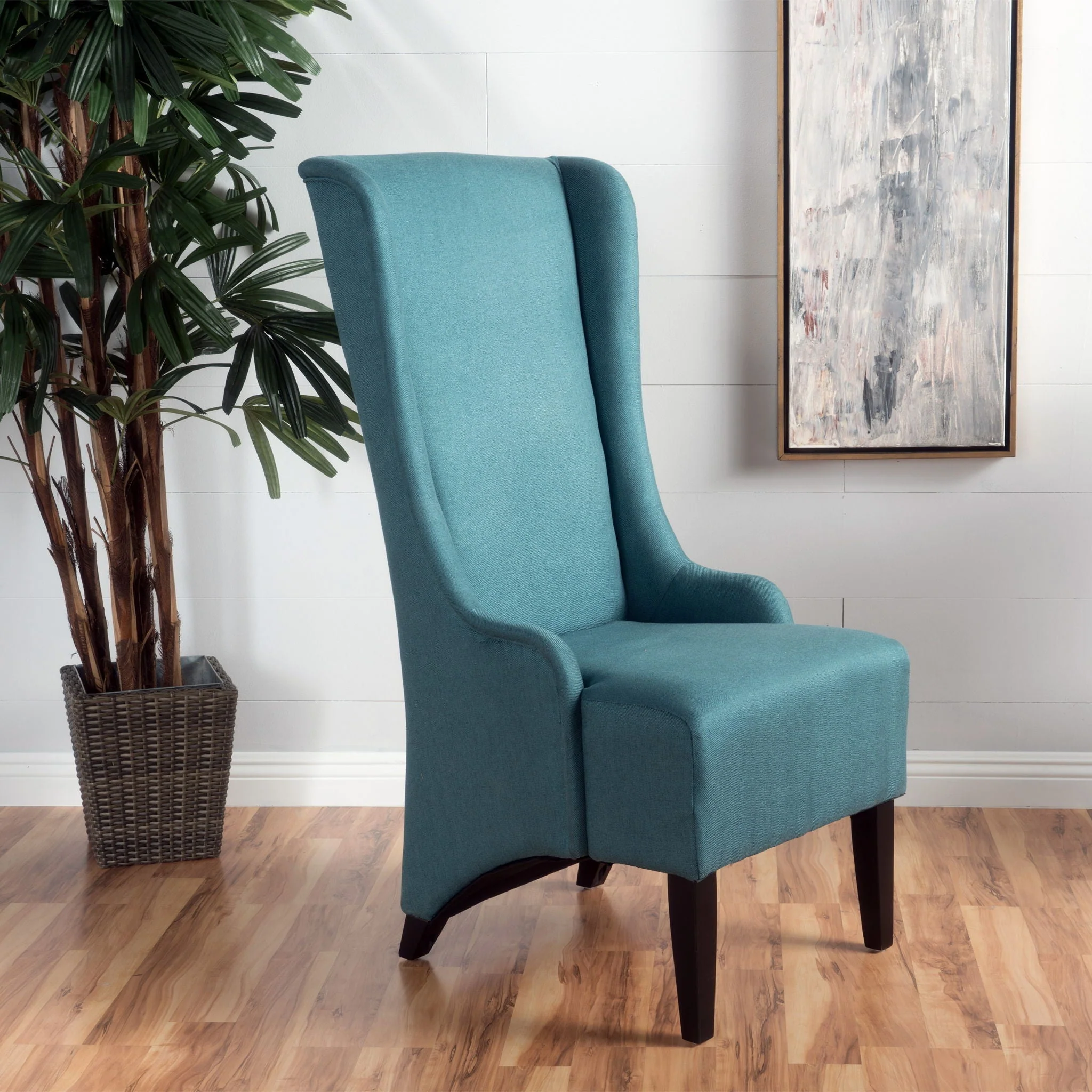 Alight Upholstered Dining Chair With High Back And Birch Wood Legs (Set of 2) - Image 9