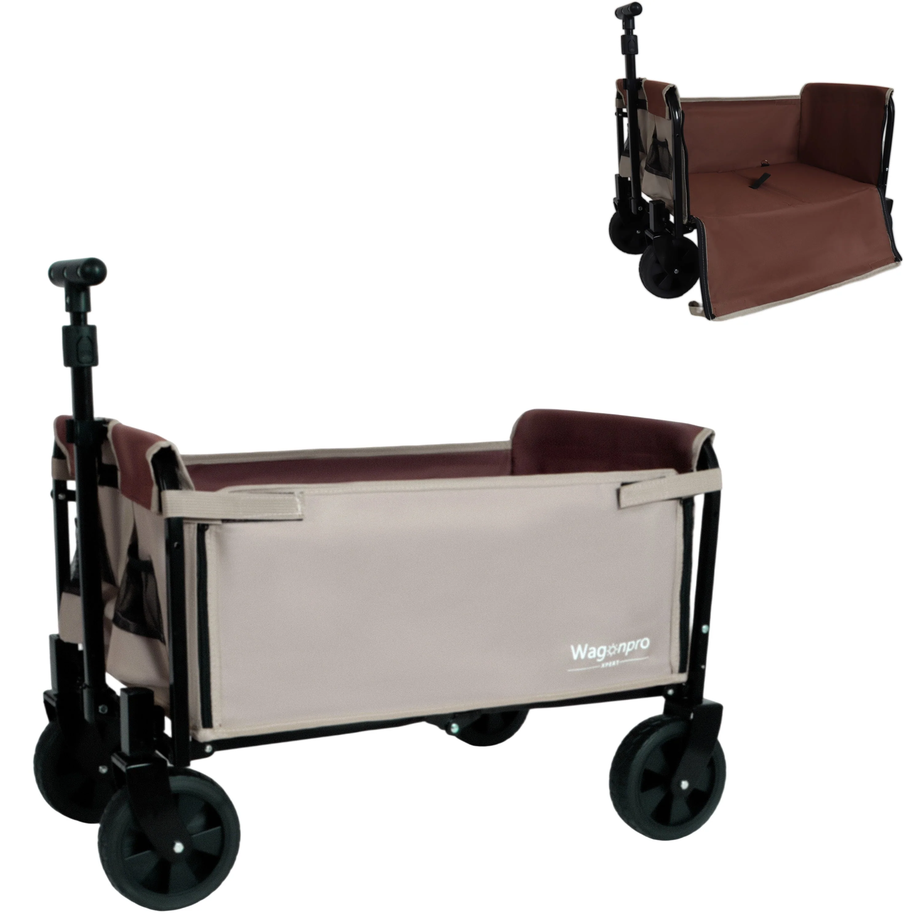 All-in-One Convertible Folding Camping Wagon Cart - Image 2