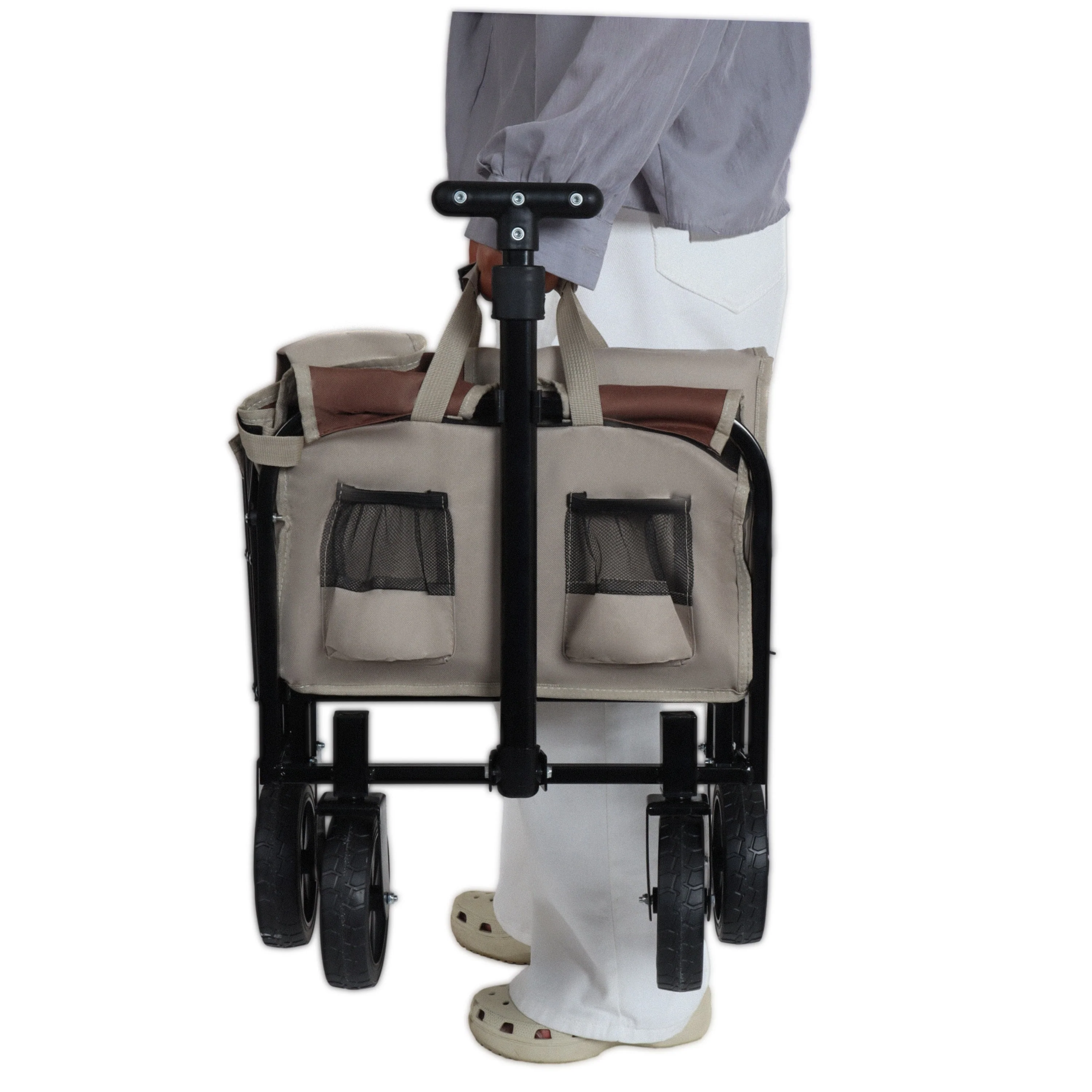 All-in-One Convertible Folding Camping Wagon Cart - Image 21