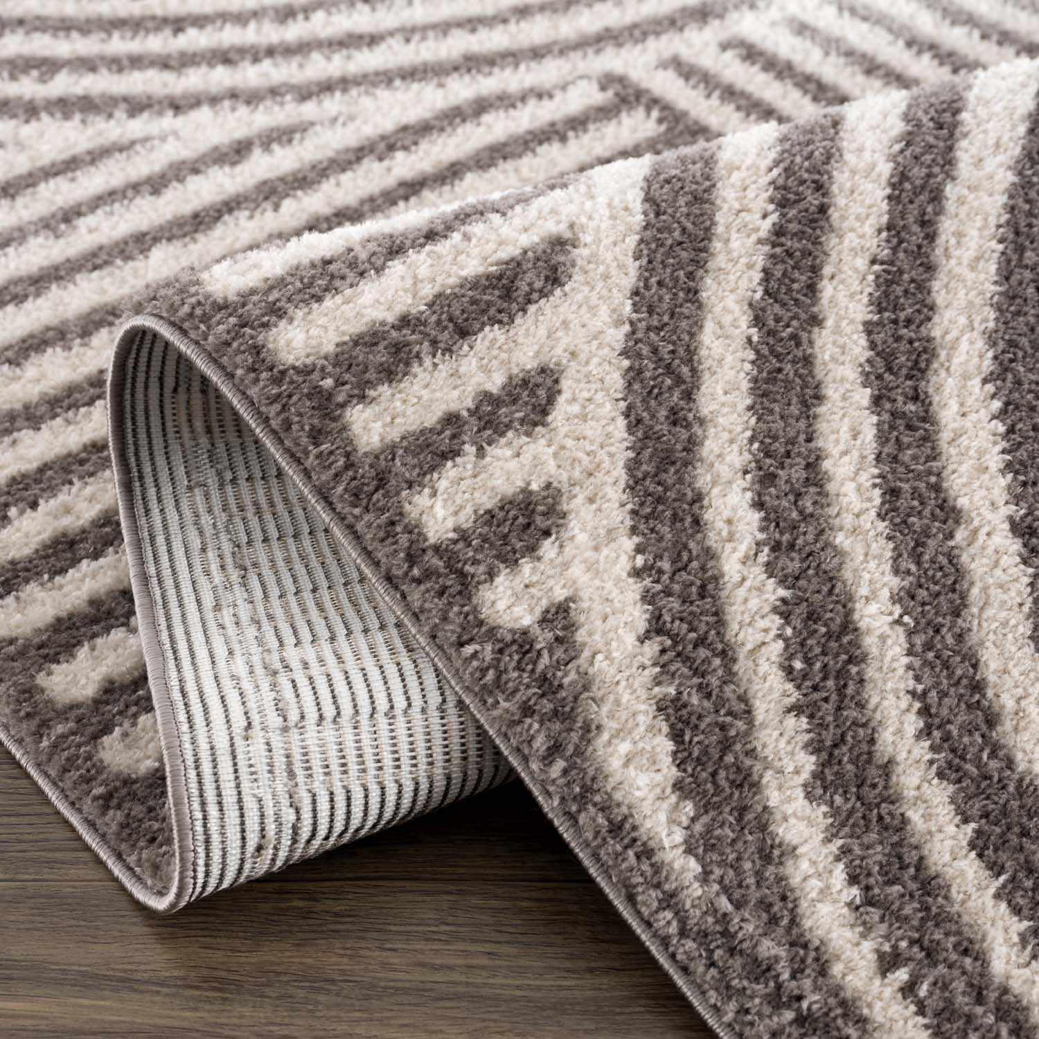 Allard Charcoal  Washable Area Rug - Image 6