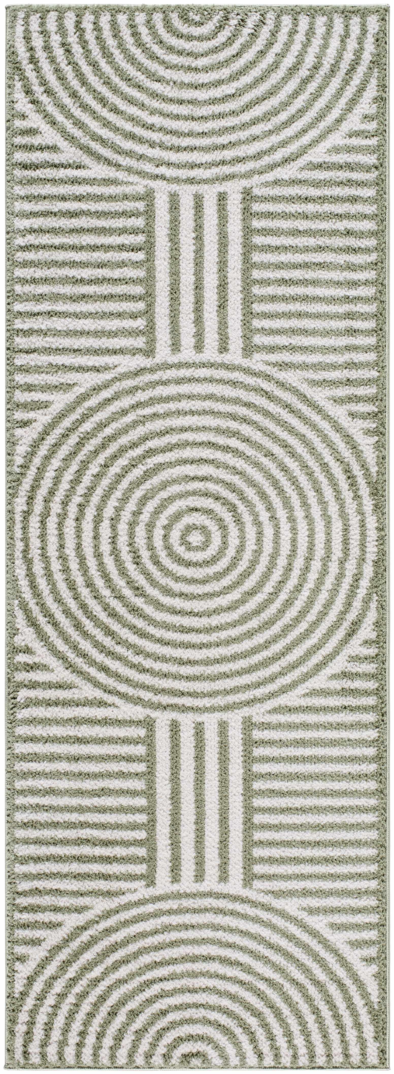 Allard Green Washable Area Rug - Image 12