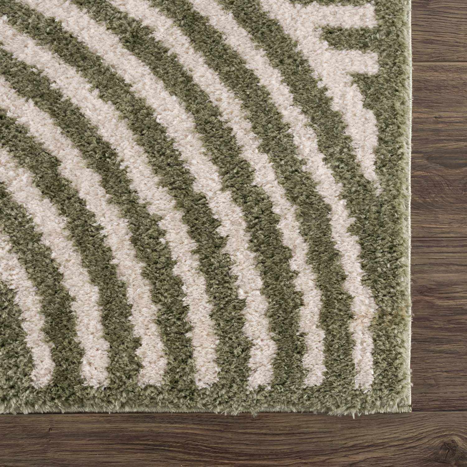 Allard Green Washable Area Rug - Image 6
