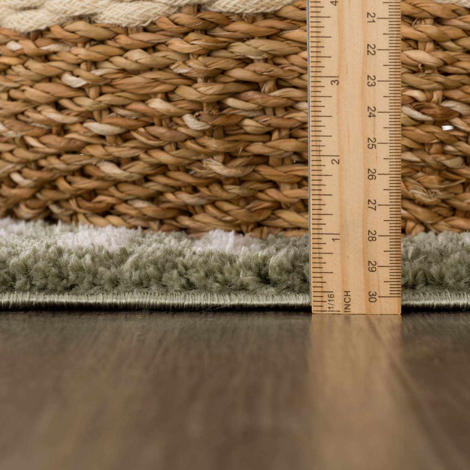 Allard Green Washable Area Rug - Image 7