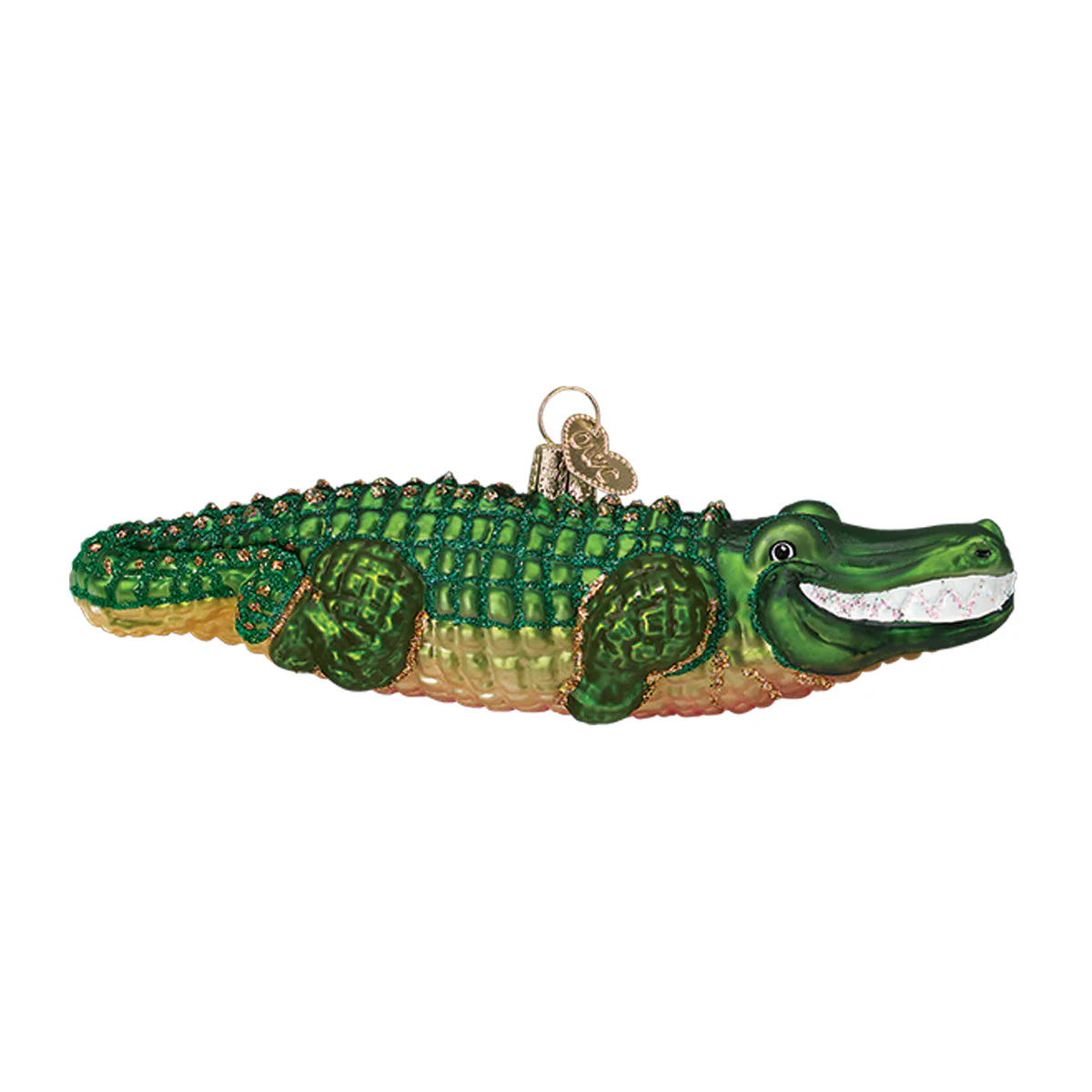 Alligator Ornament by Old World Christmas - Image 3