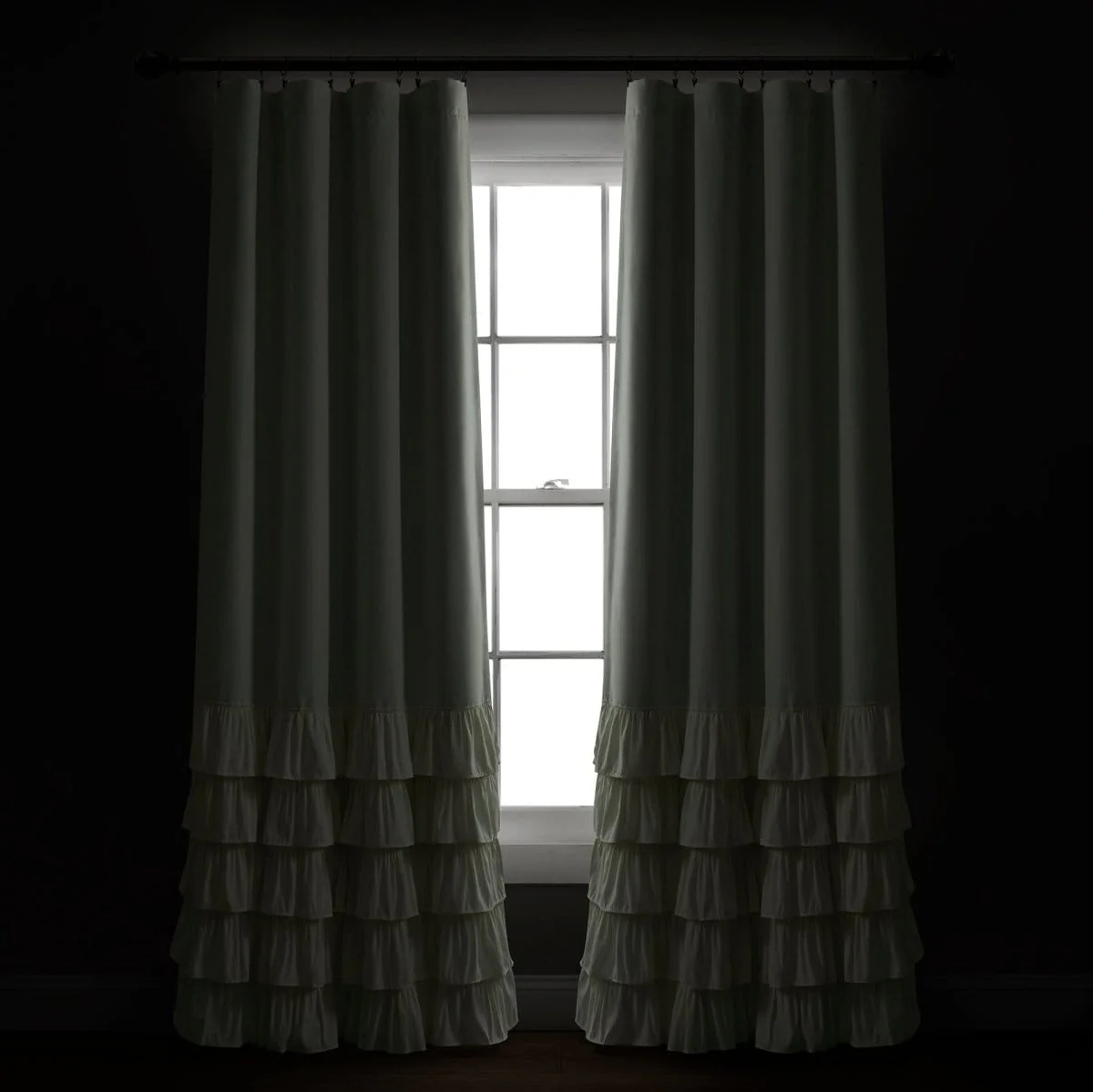 Allison Ruffle 100% Blackout Window Curtain Panel - Image 25