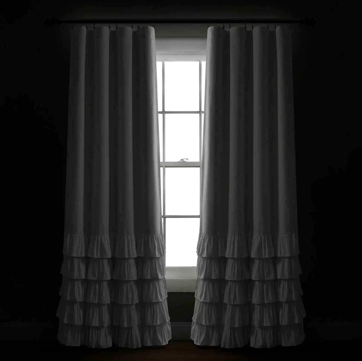 Allison Ruffle 100% Blackout Window Curtain Panel - Image 26
