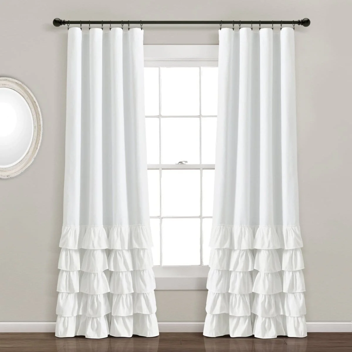 Allison Ruffle 100% Blackout Window Curtain Panel - Image 3