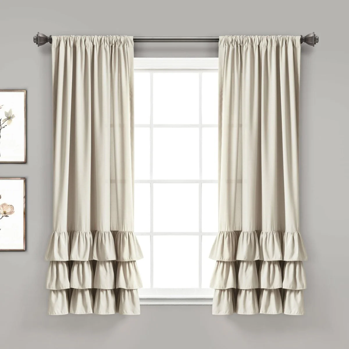 Allison Ruffle Curtain Set - Image 11