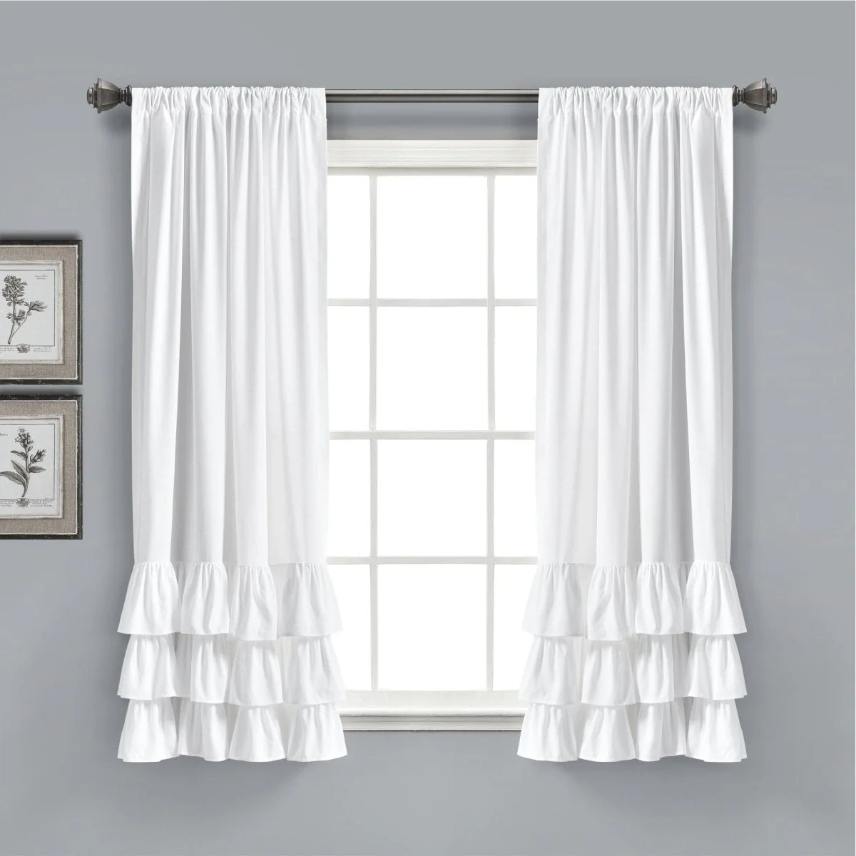 Allison Ruffle Curtain Set - Image 3