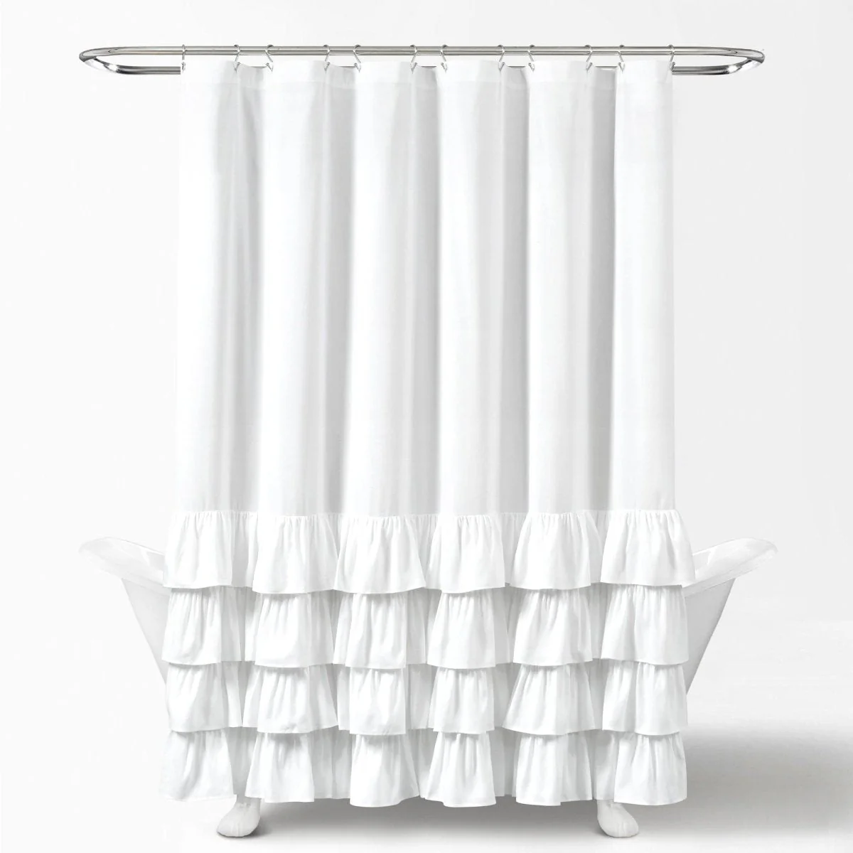 Allison Ruffle Shower Curtain - Image 2