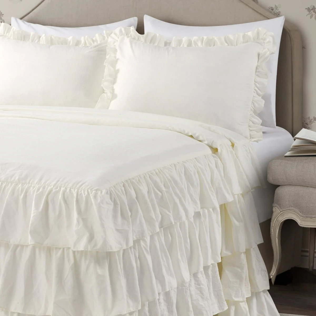 Allison Ruffle Skirt Bedspread Set - Image 39
