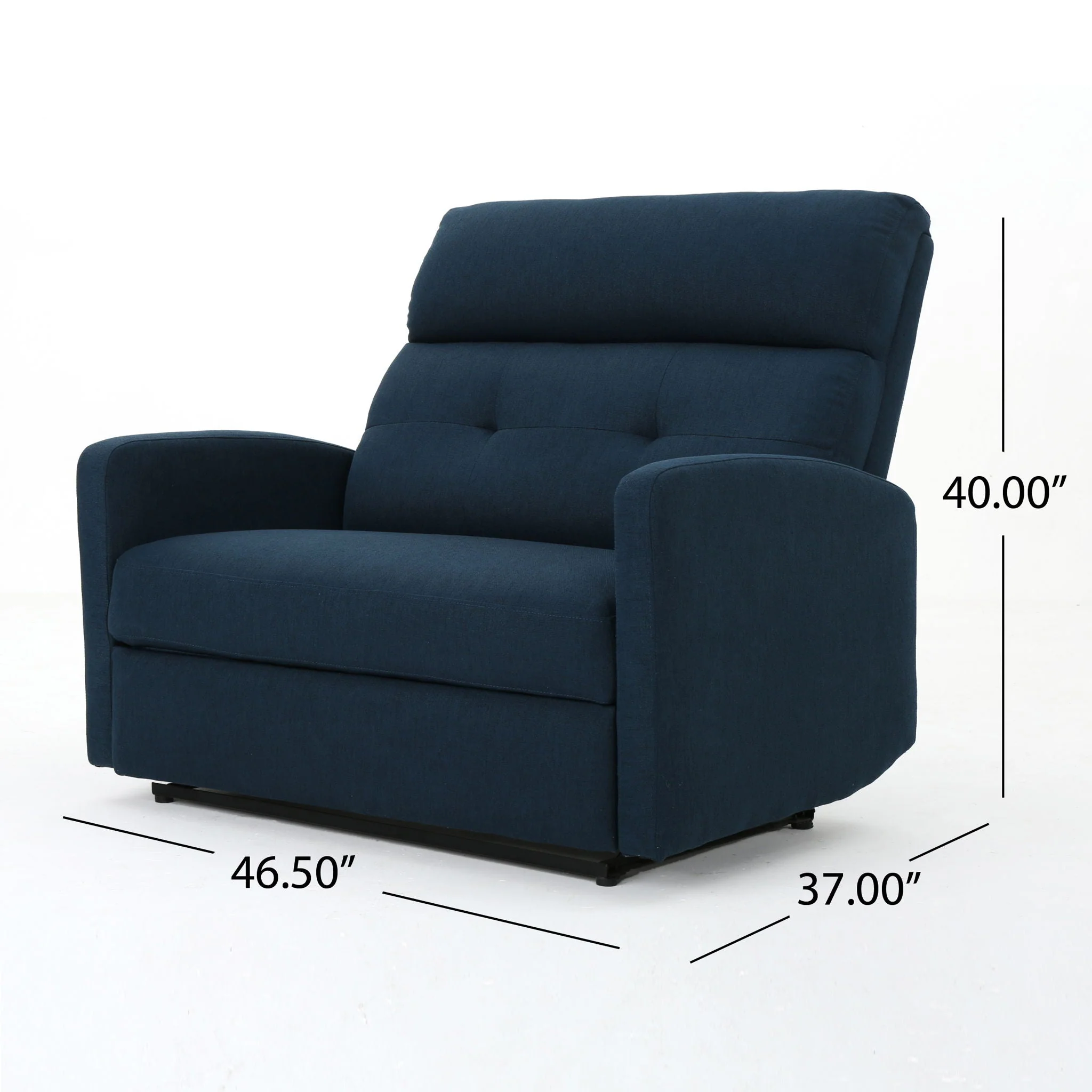Alma - Contemporary Upholstered Loveseat Recliner - Image 2