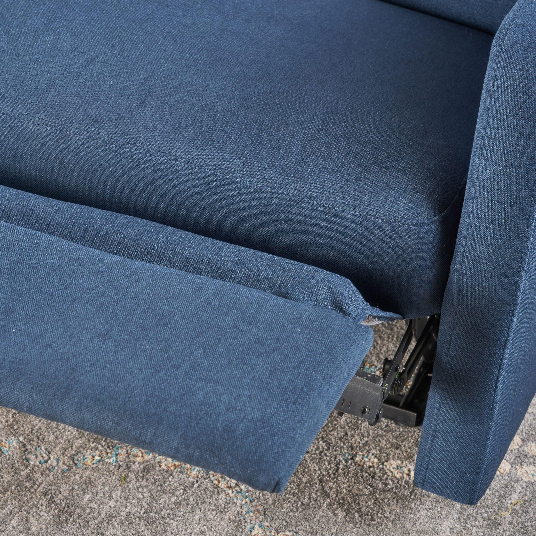 Alma - Contemporary Upholstered Loveseat Recliner - Image 3