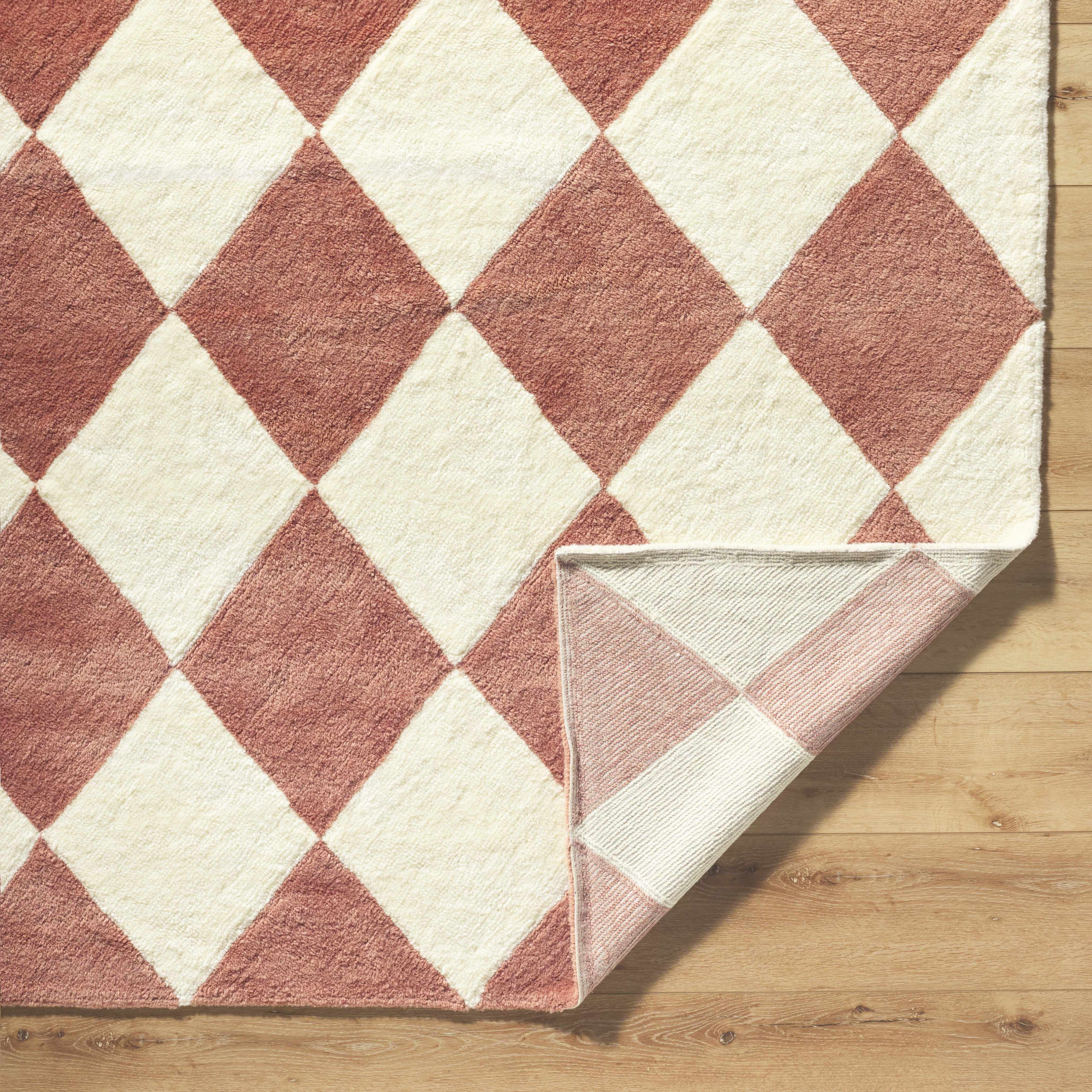 Almeda Diamond Washable Wool Rug - Image 5