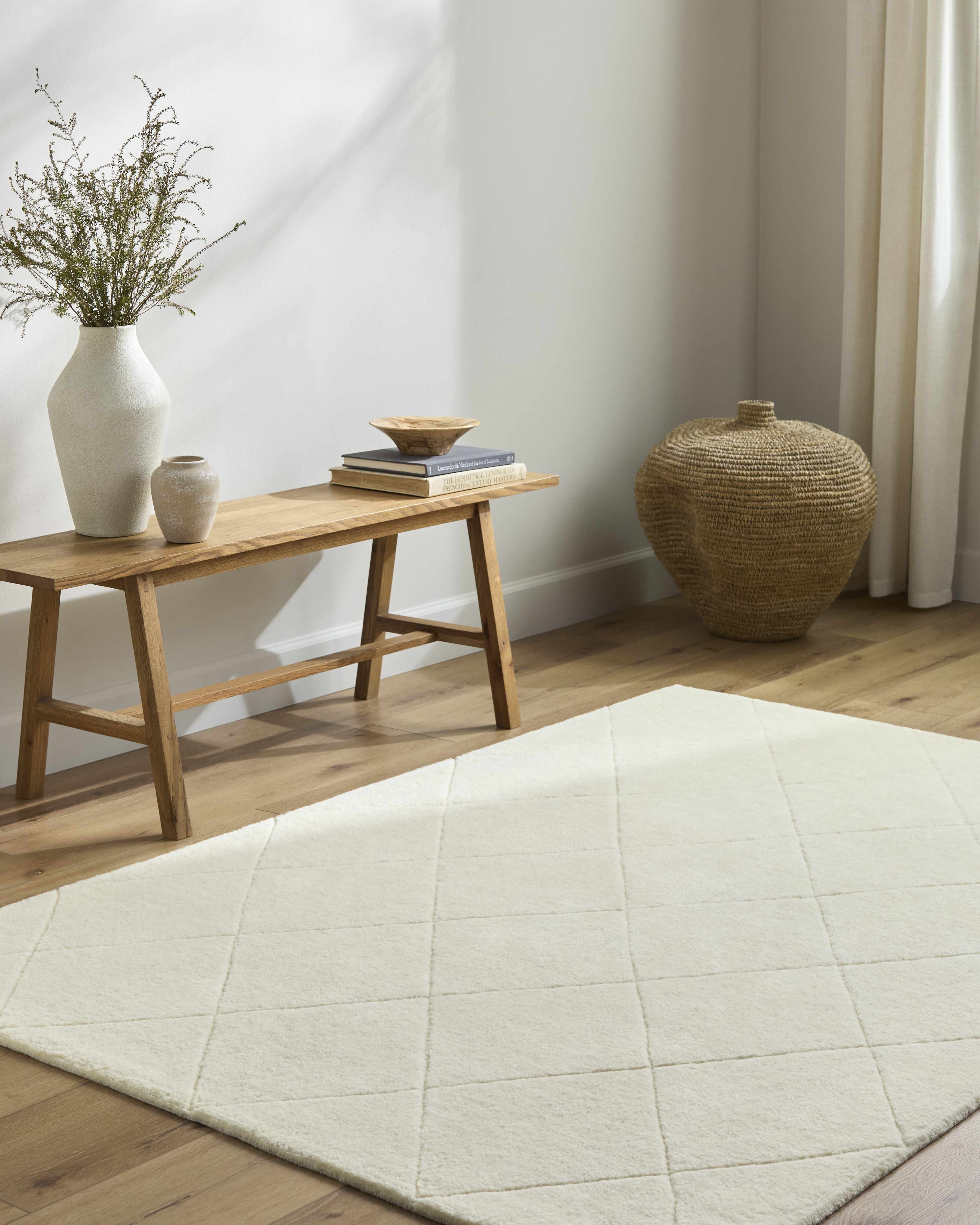 Almeda Washable Wool Area Rug - Image 2