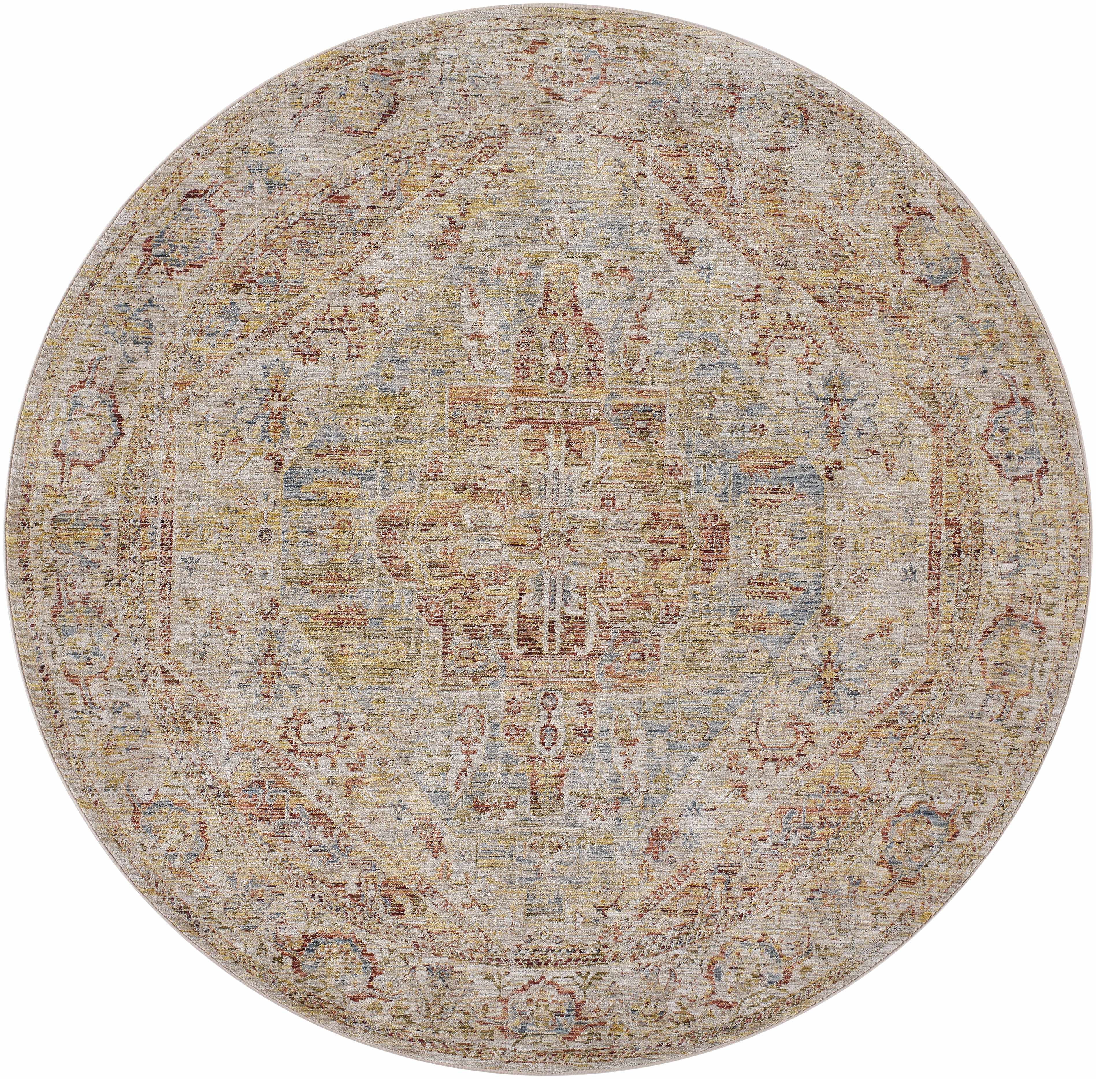 Alois Rust Rich Textured Traditional Rug - Image 11