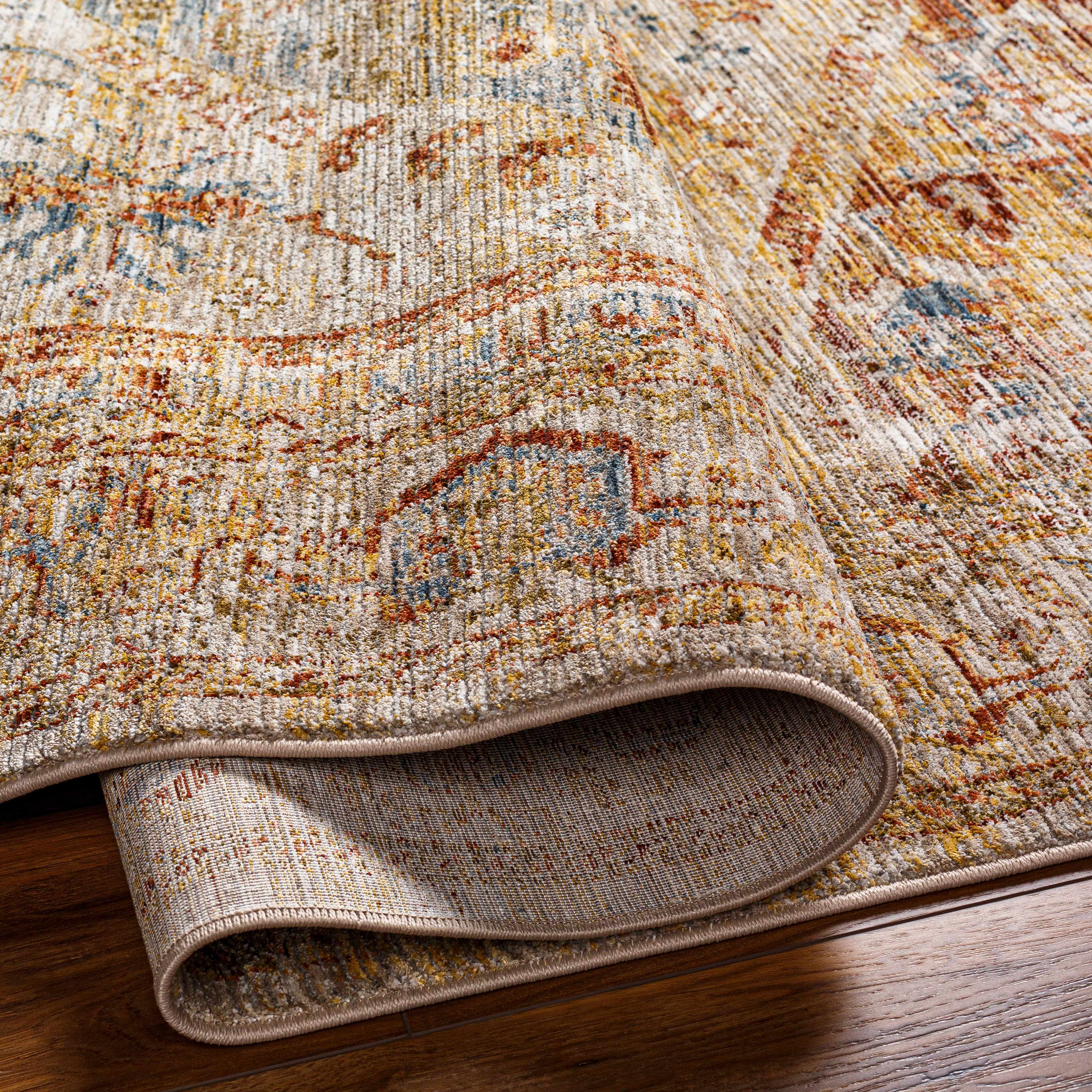 Alois Rust Rich Textured Traditional Rug - Image 5