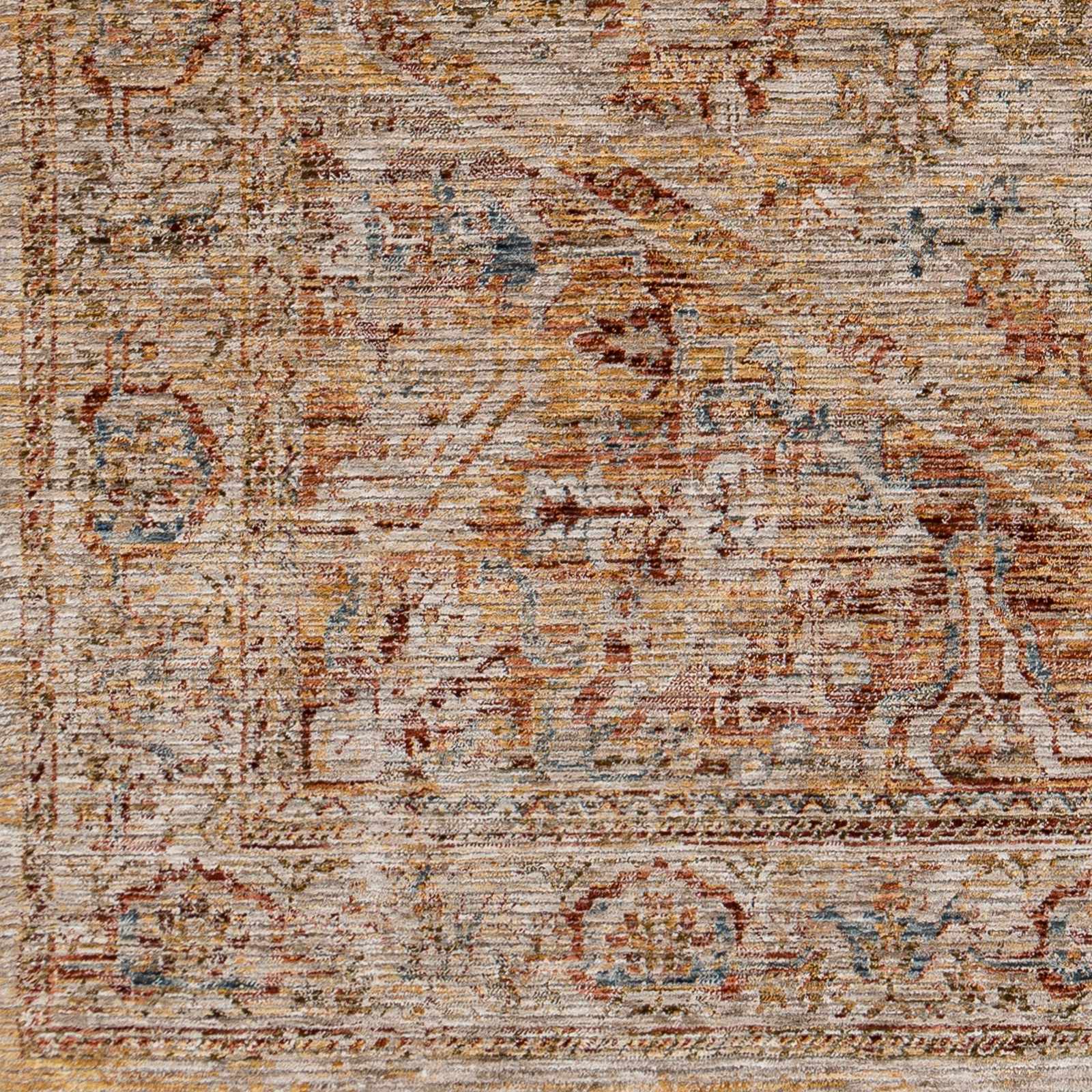 Alois Rust Rich Textured Traditional Rug - Image 7