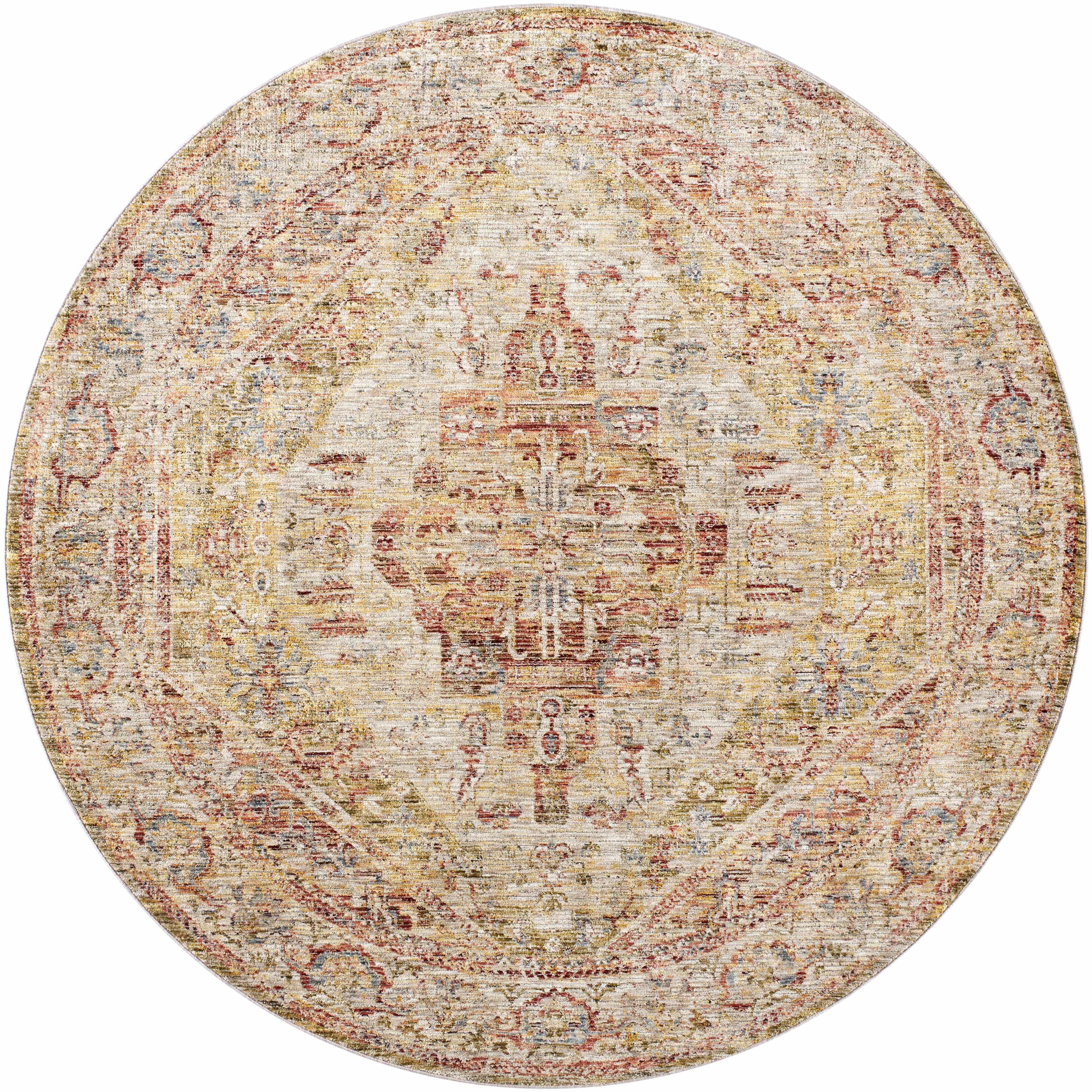 Alois Tan Rich Textured Traditional Rug - Image 10