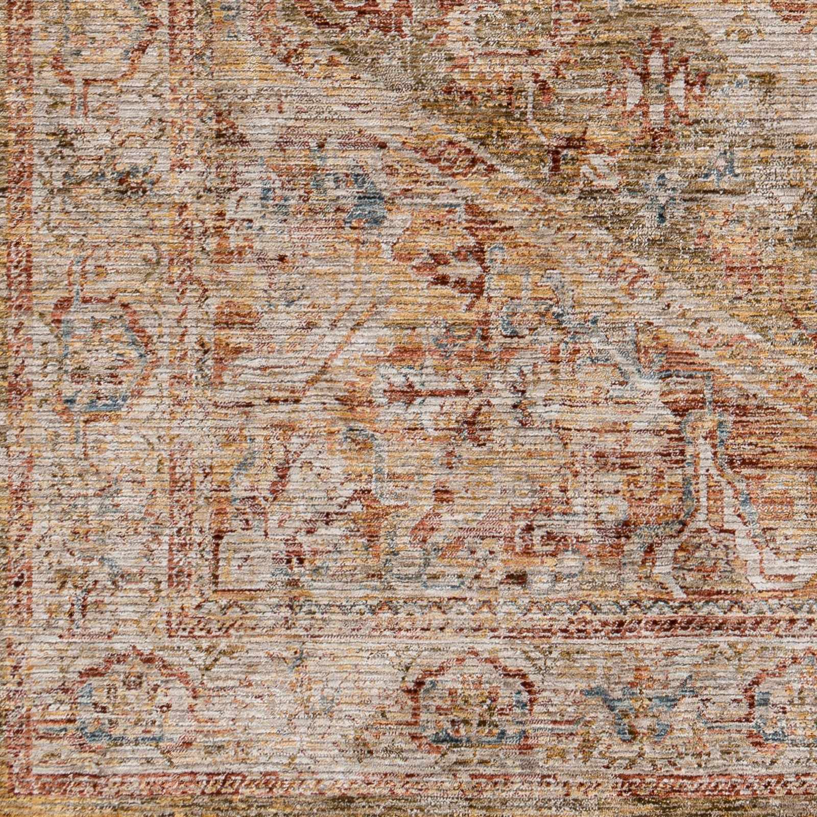 Alois Tan Rich Textured Traditional Rug - Image 7