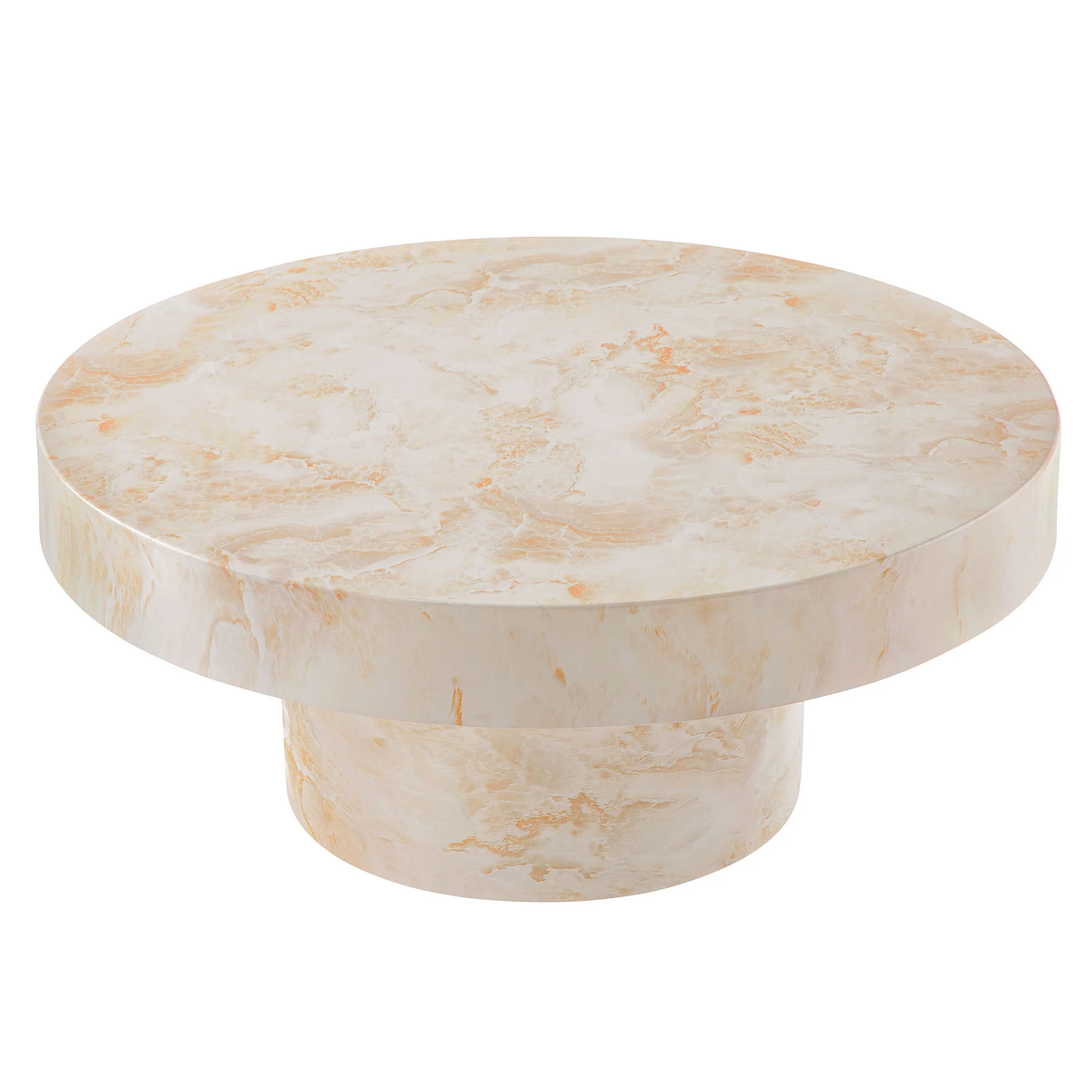 Alora Indoor - Outdoor Patio Concrete Round Coffee Table by Modway - Image 10