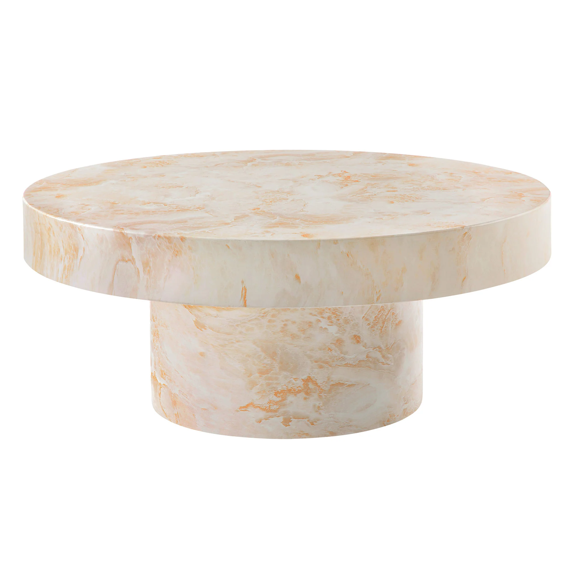 Alora Indoor - Outdoor Patio Concrete Round Coffee Table by Modway - Image 14