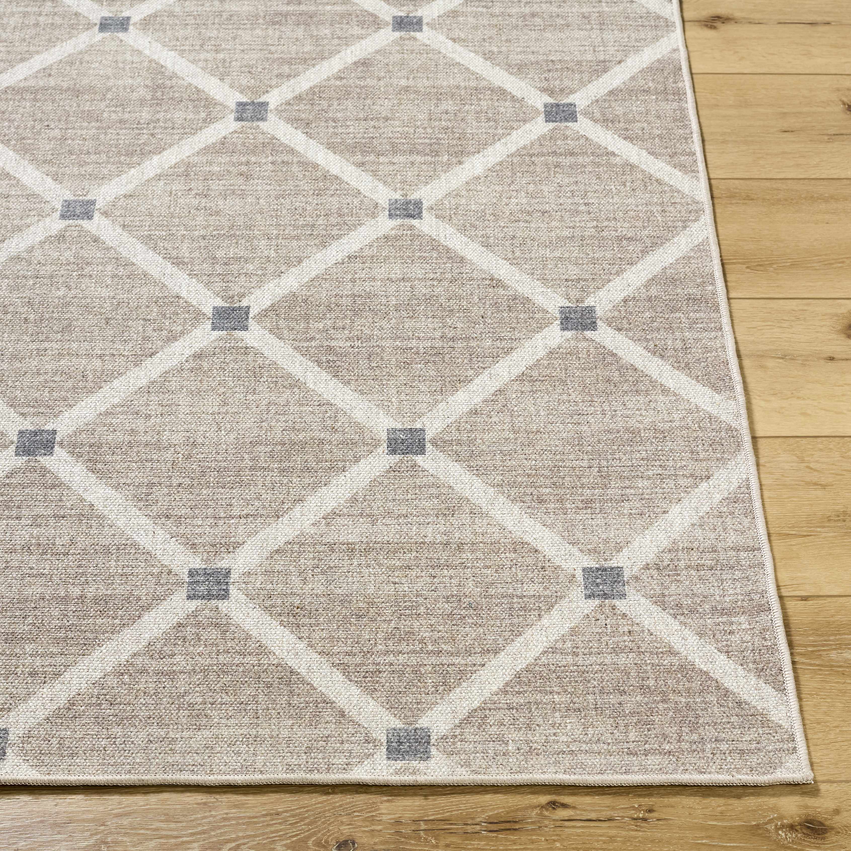 Alpana Washable Wool Area Rug - Image 3