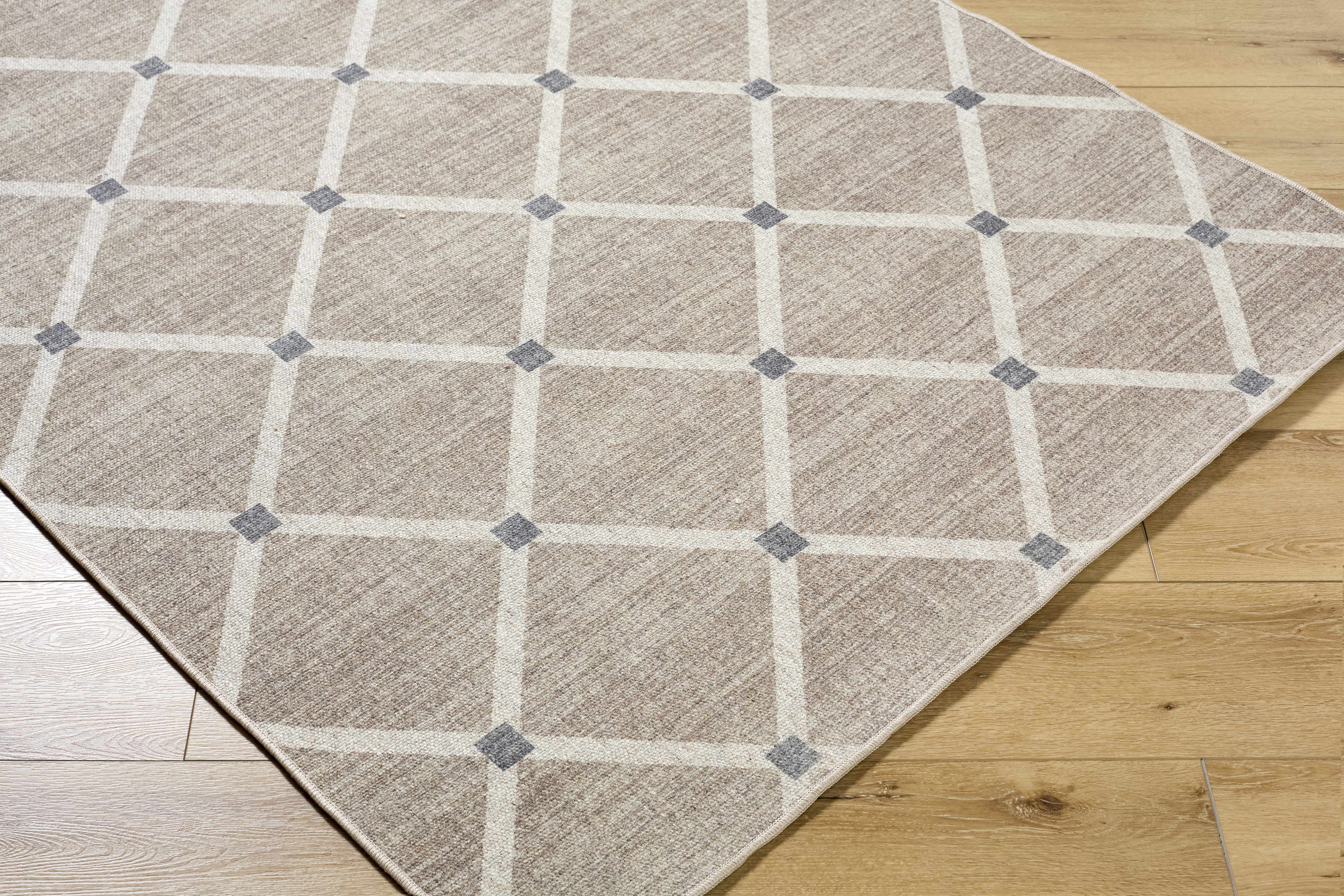 Alpana Washable Wool Area Rug - Image 4
