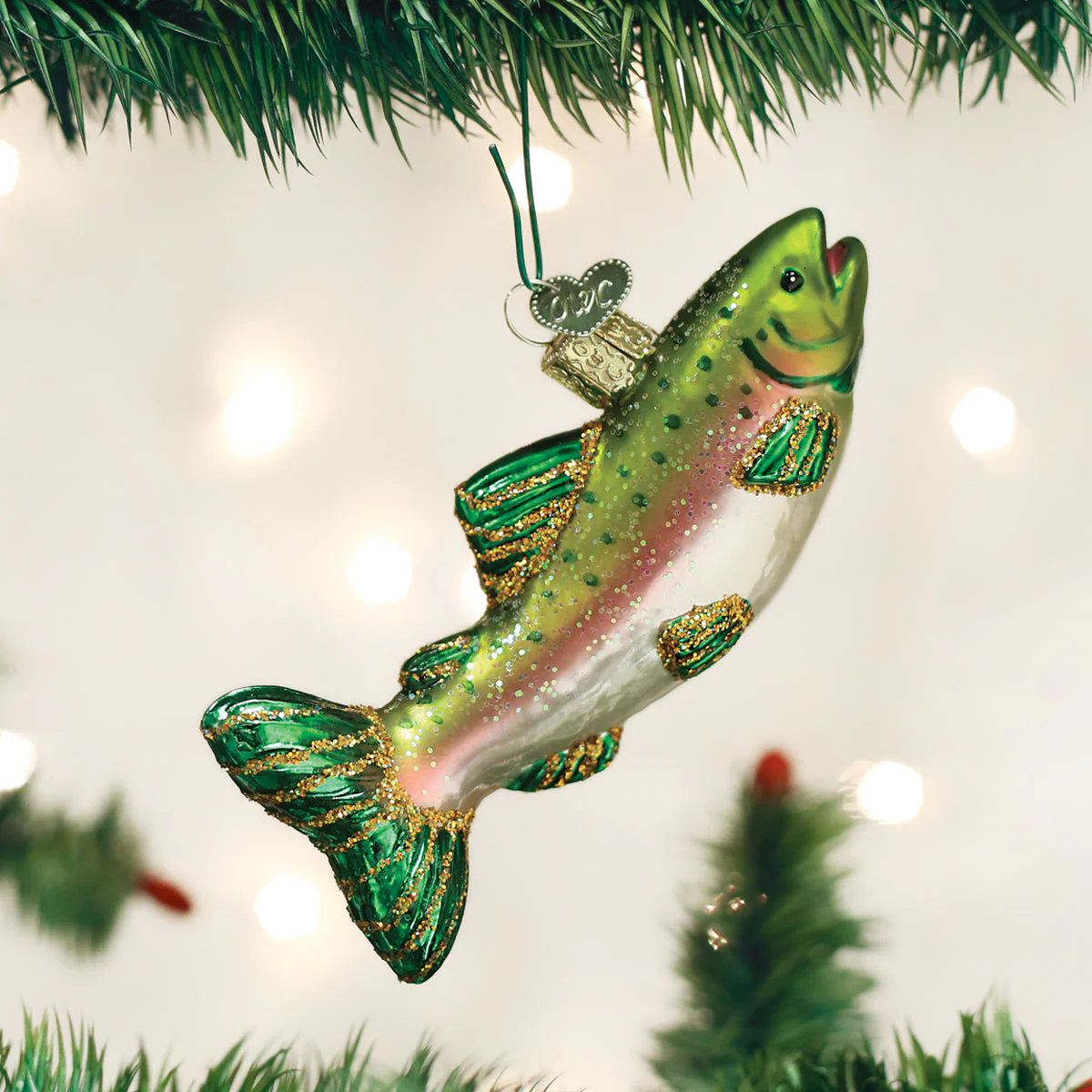 Alpine Rainbow Trout Figurine
