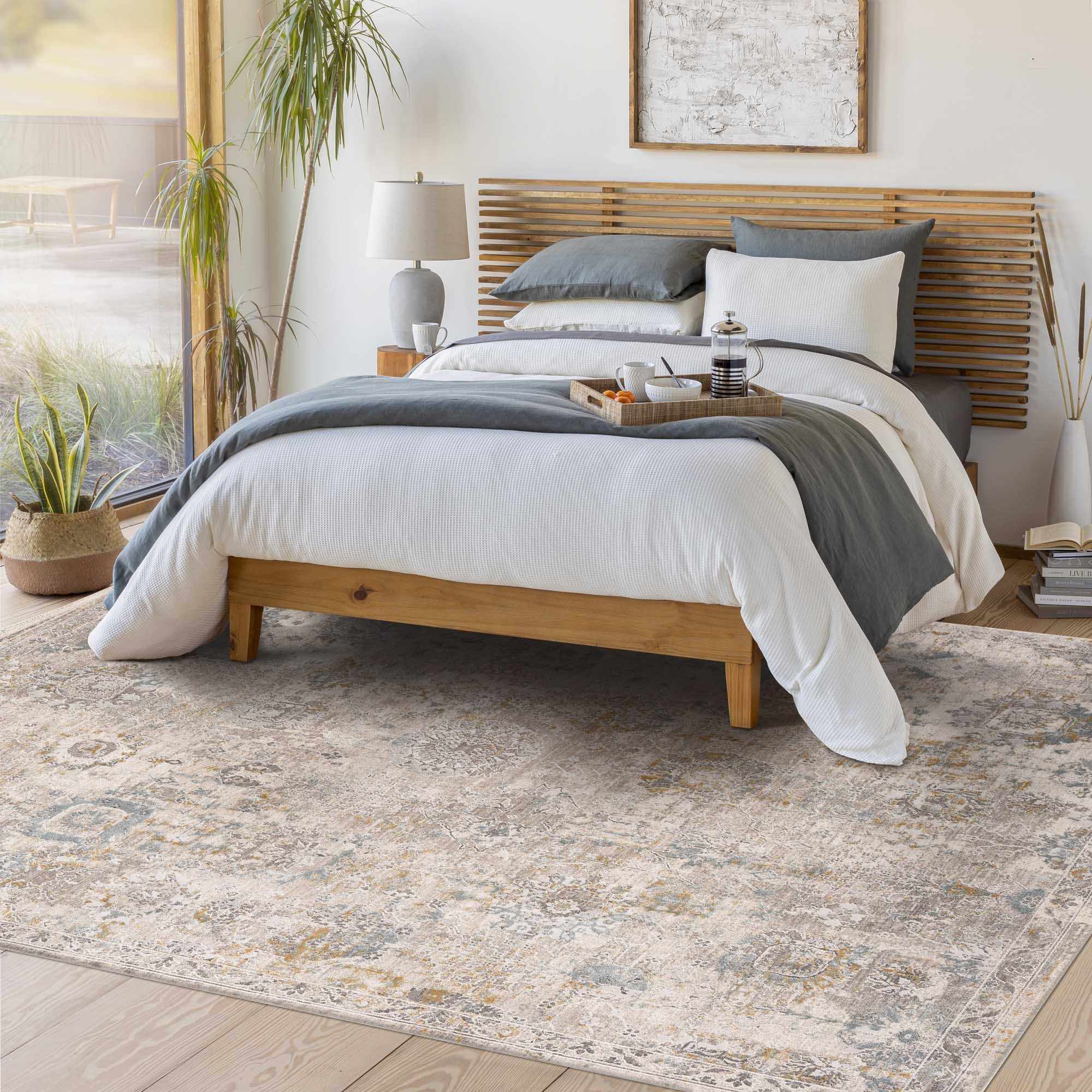 Alroy Textured Rug with Fringes - Image 12