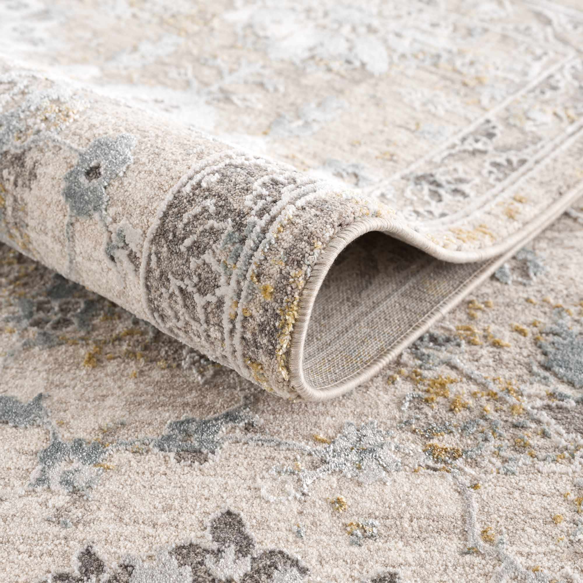 Alroy Textured Rug with Fringes - Image 4
